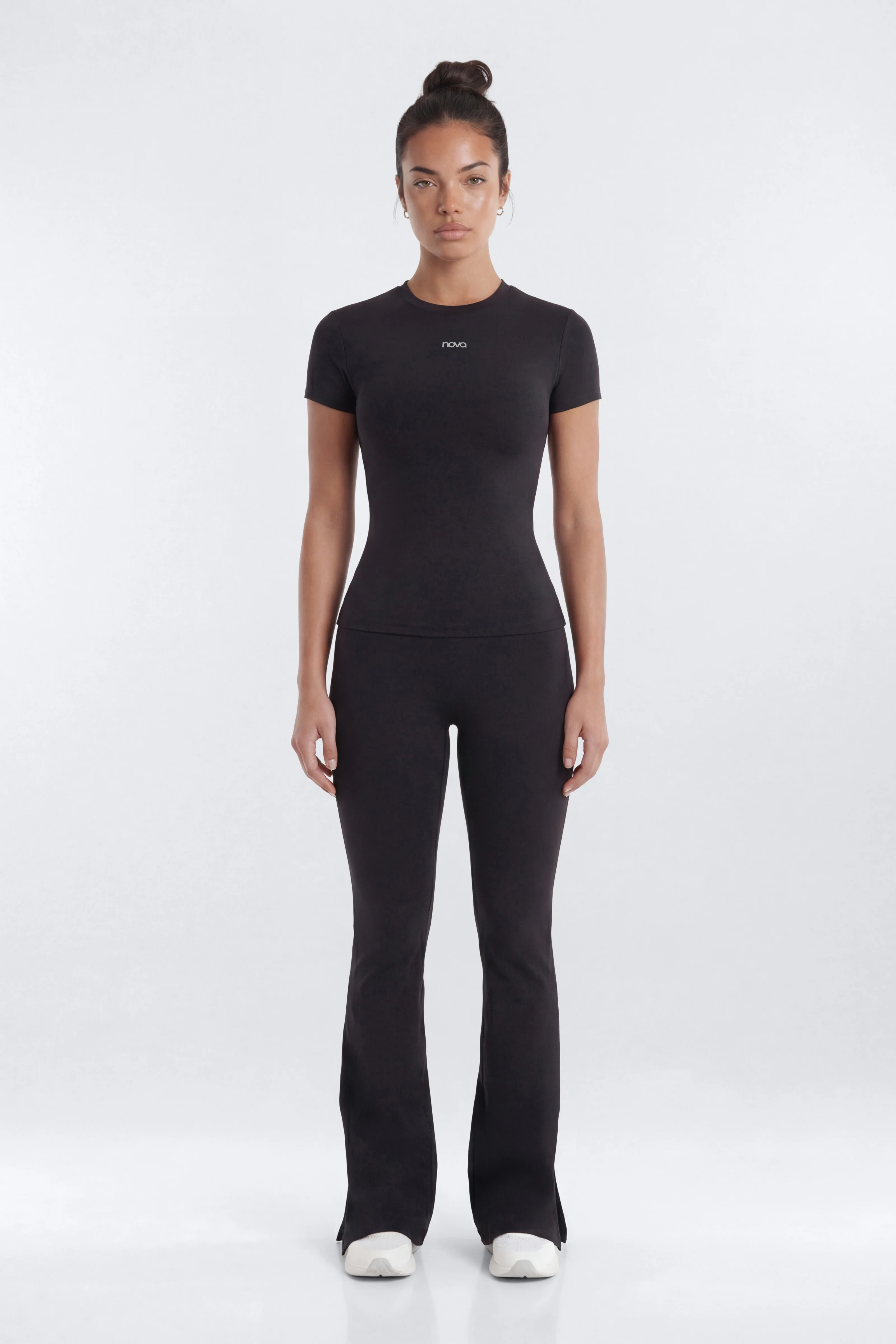 ProStretch™ Short Sleeve Sports Top - Black - Image 3