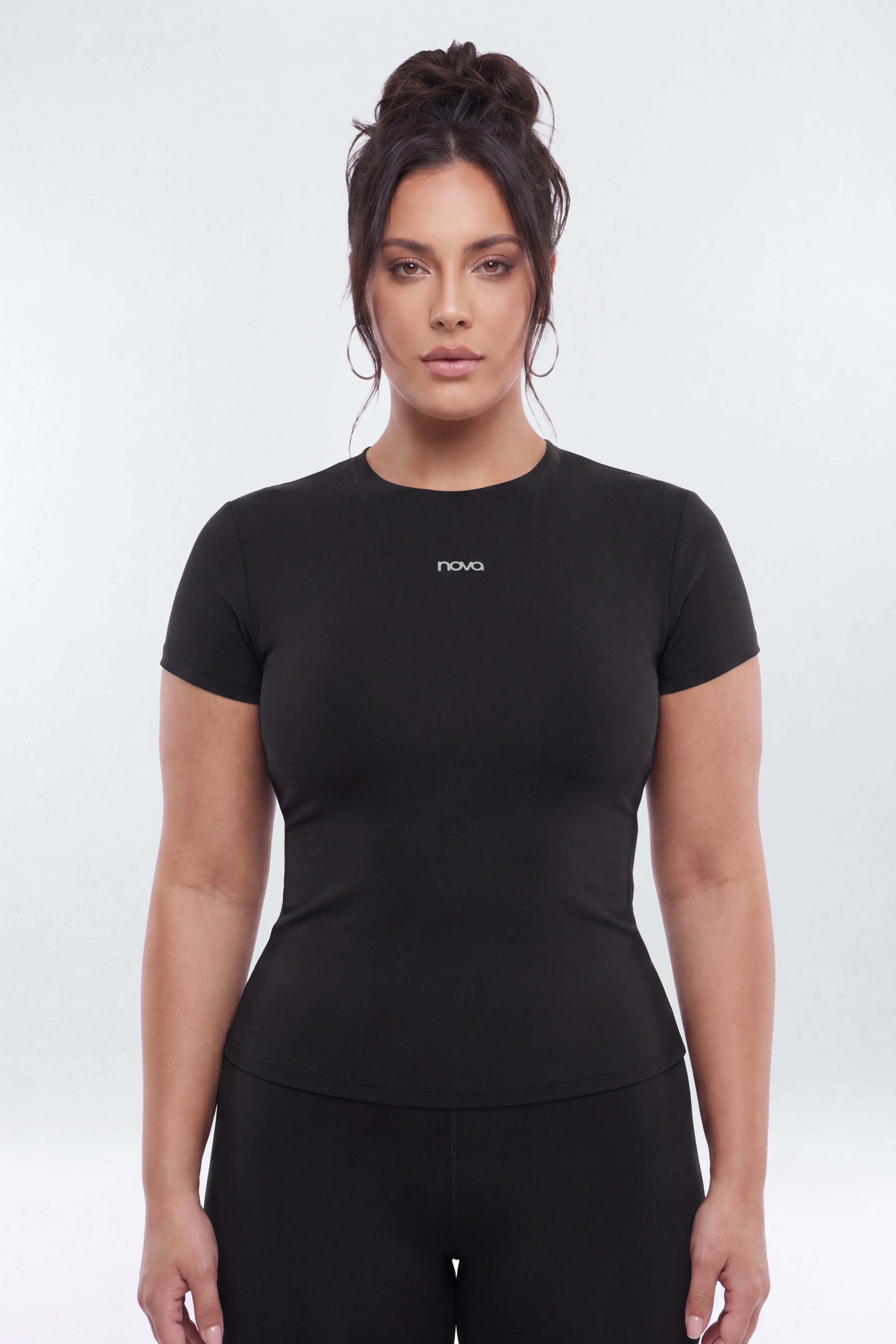ProStretch™ Short Sleeve Sports Top - Black - Image 6