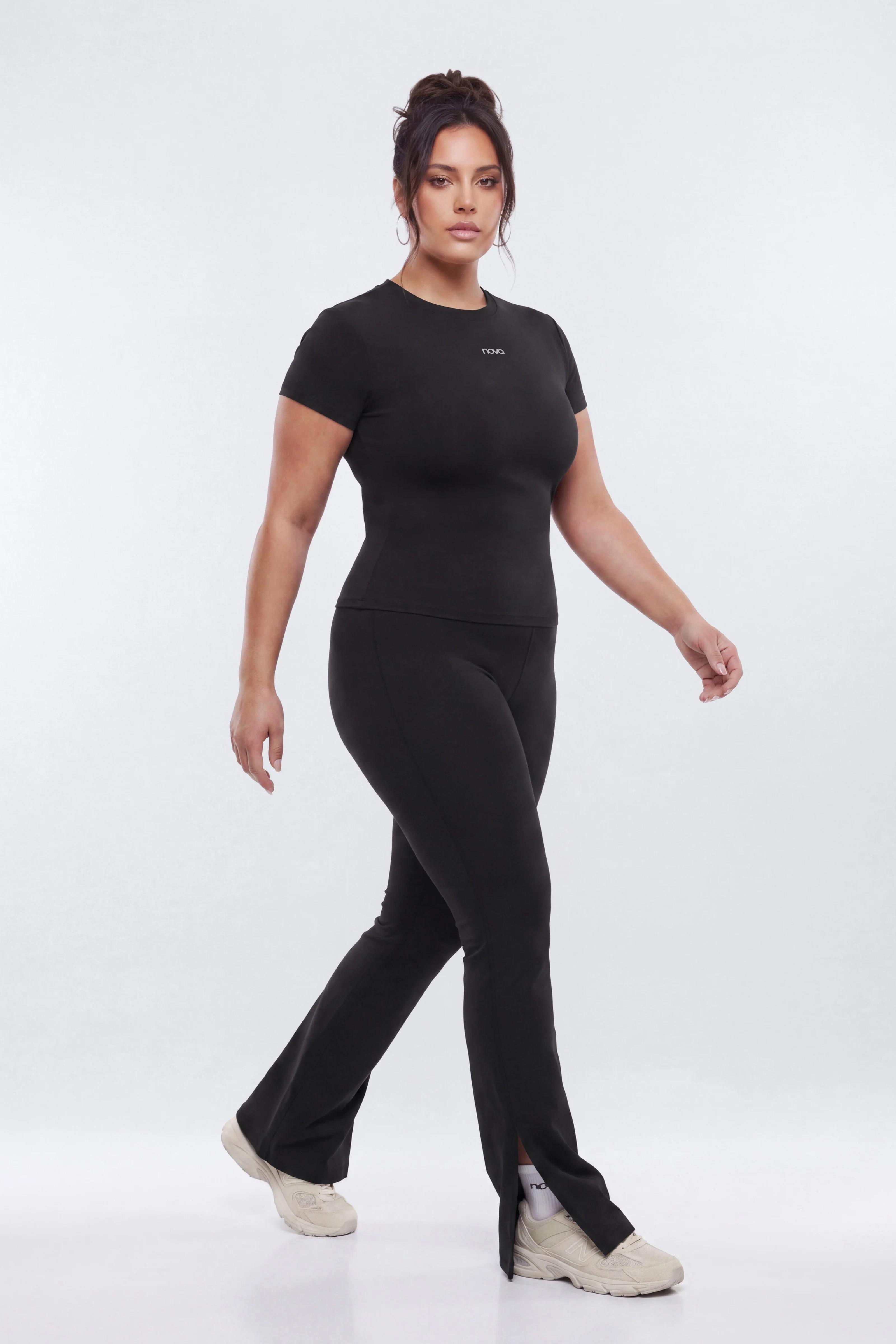 ProStretch™ Short Sleeve Sports Top - Black - Image 8