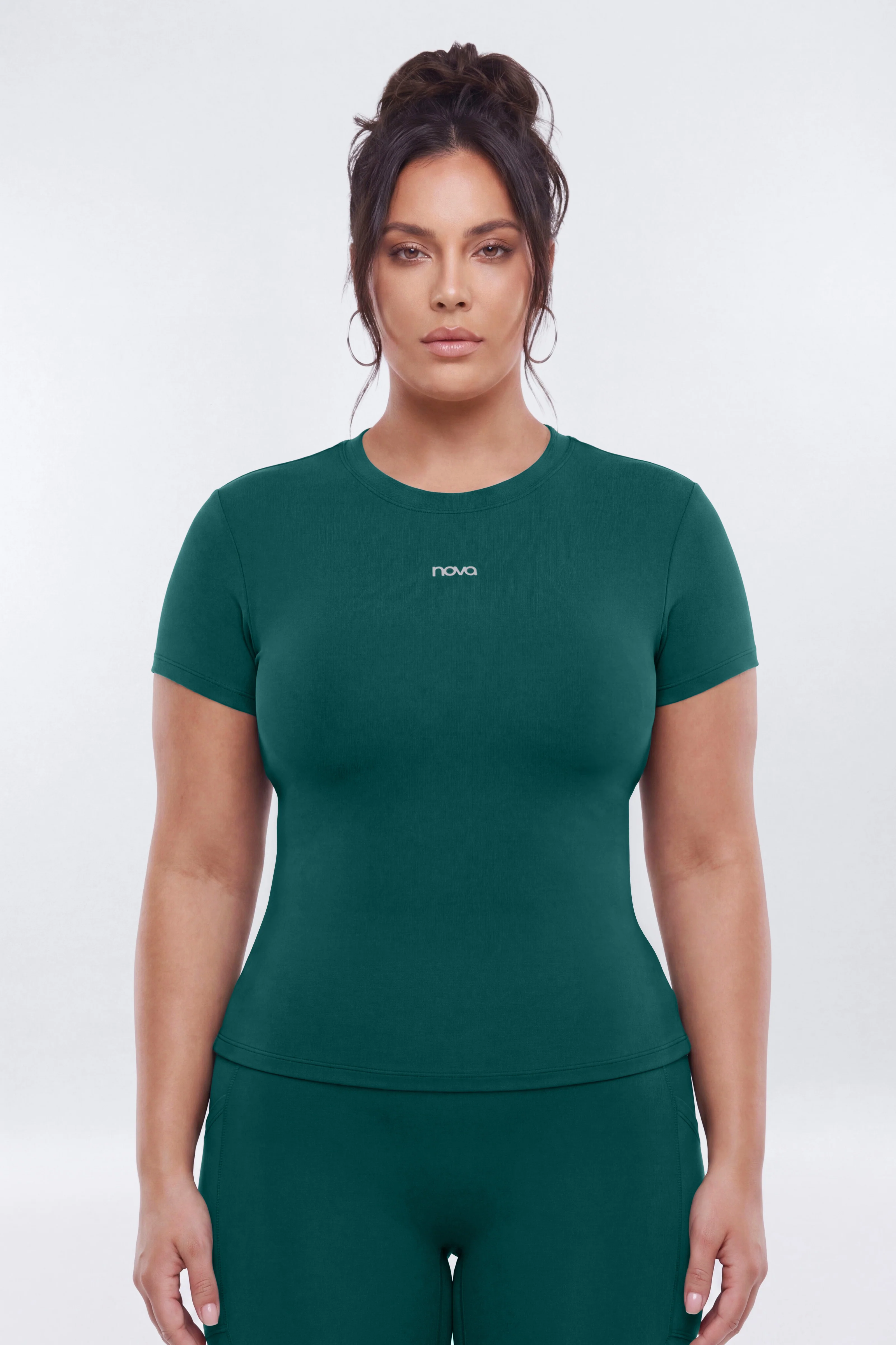 ProStretch™ Short Sleeve Sports Top - Green - Image 5