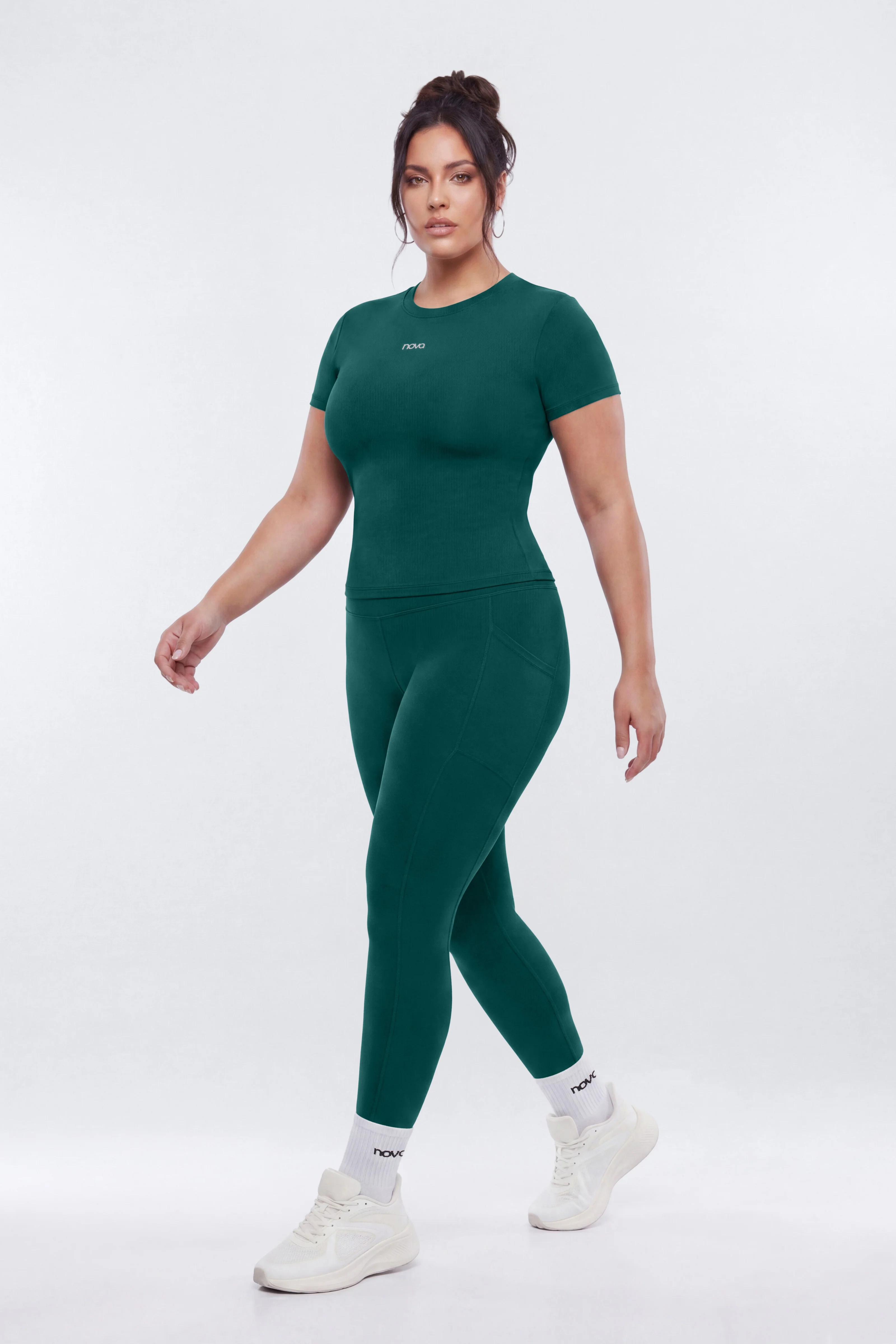 ProStretch™ Short Sleeve Sports Top - Green - Image 6