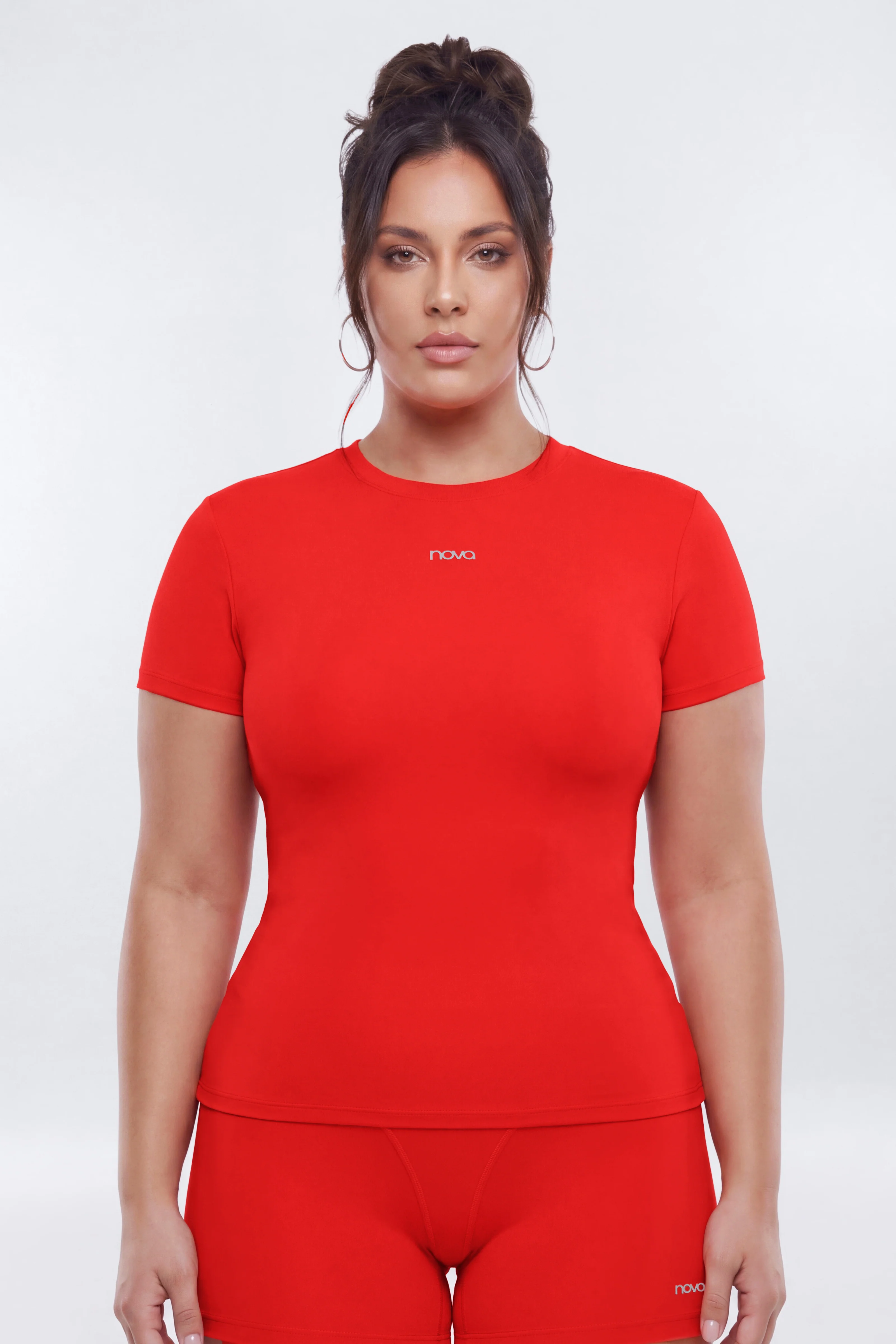 ProStretch™ Short Sleeve Sports Top - Red - Image 6
