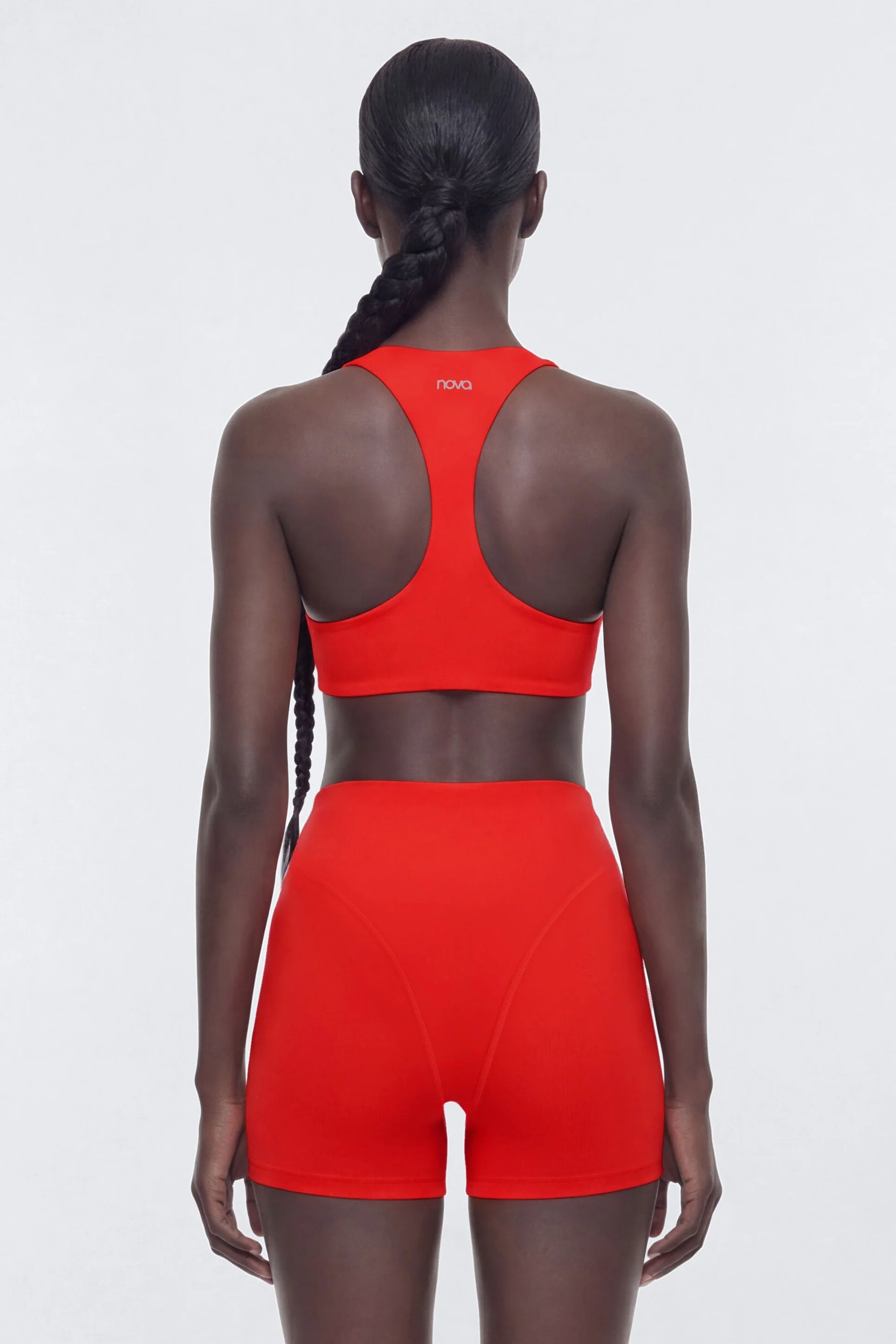 ProStretch™ Twist Front Sports Bra - Red - Image 3