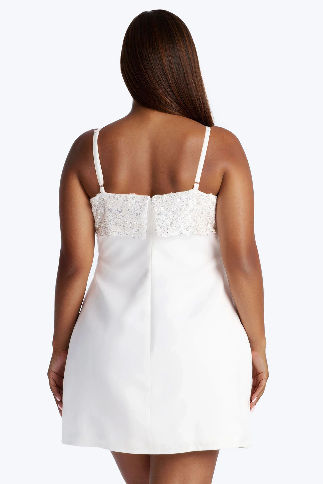 Pure Intentions Embellished Mini Dress - White - Image 7