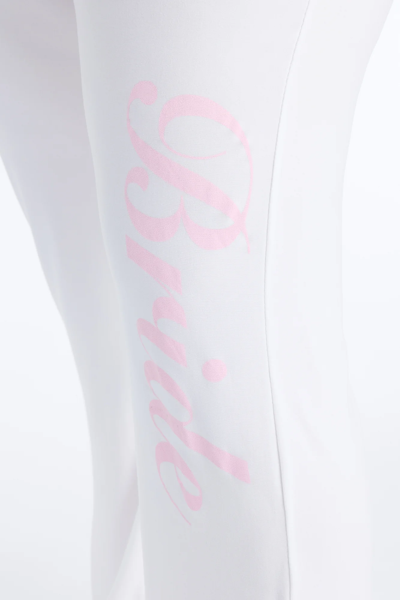 Put A Ring On It Tank & Foldover Pant PJ Set - White/Pink - Image 7