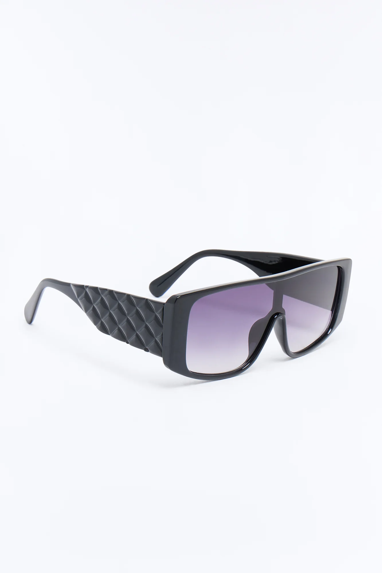 Quilted With Class Sunglasses - Black - Image 2