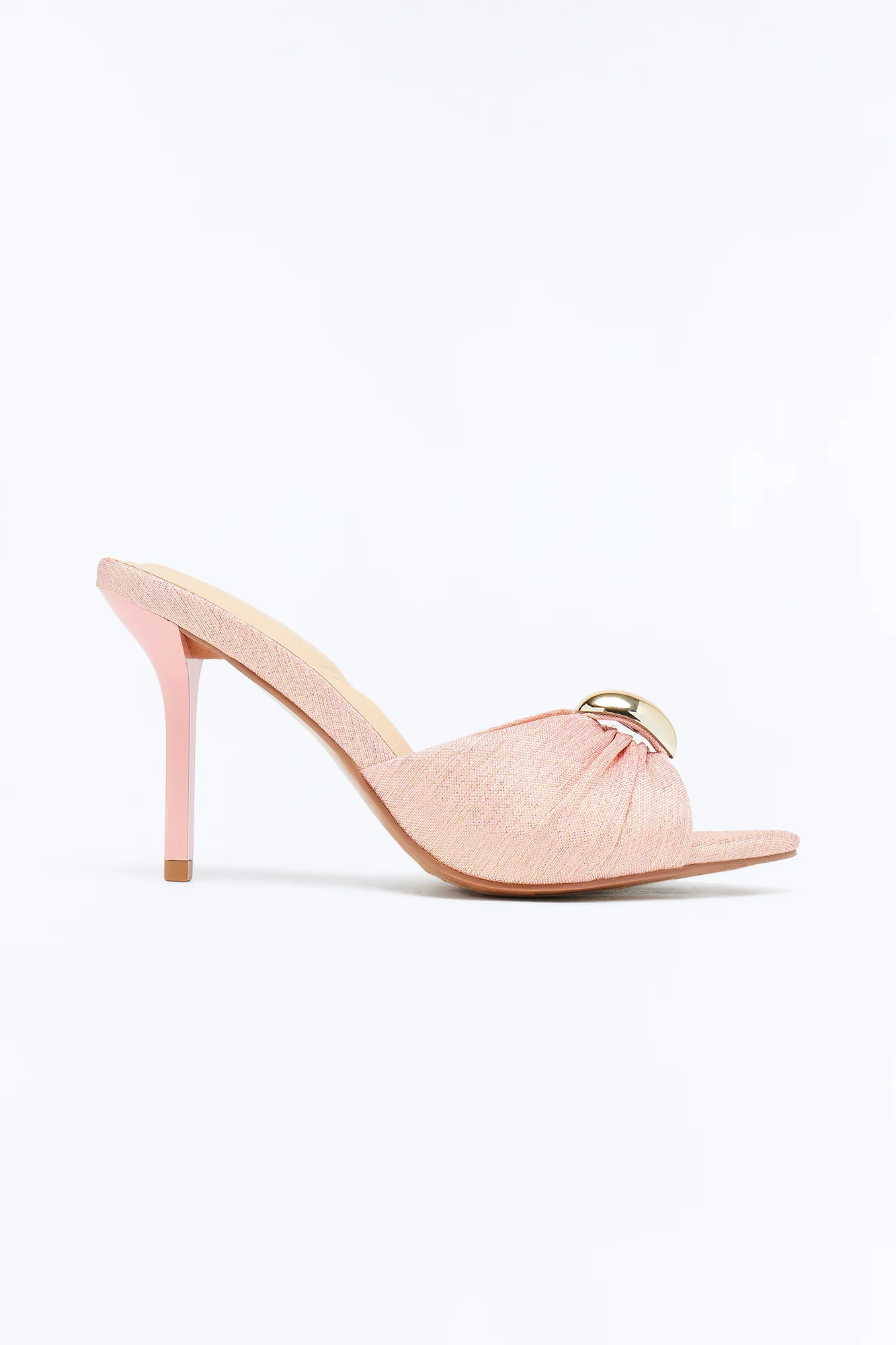 Quinn Hardware Mules - Pink