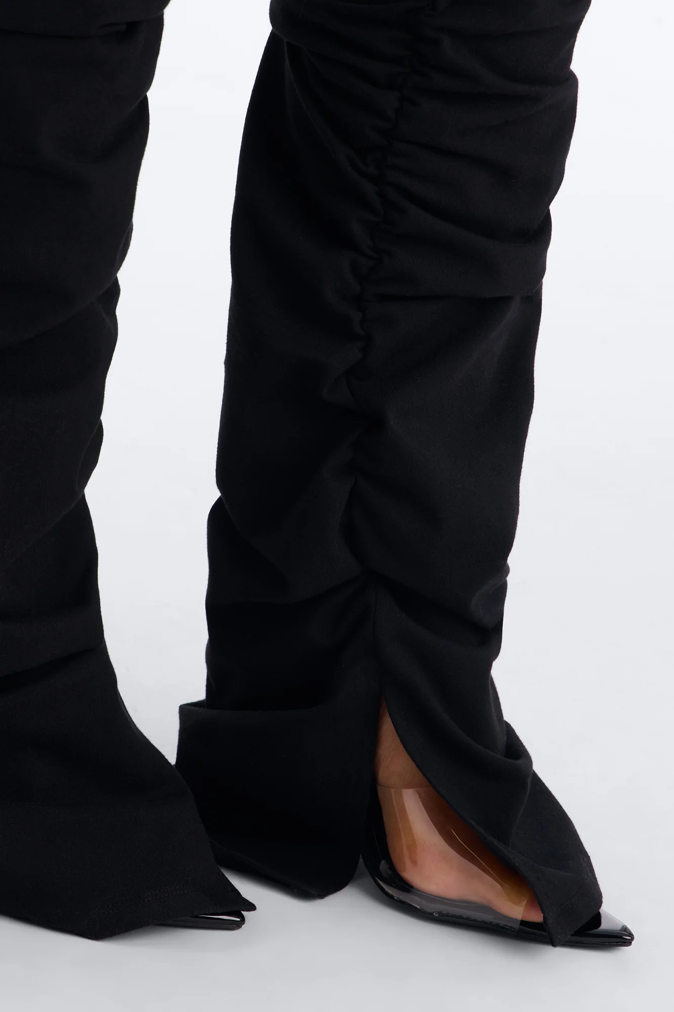 Quinn High Rise Stacked Legging - Black - Image 7