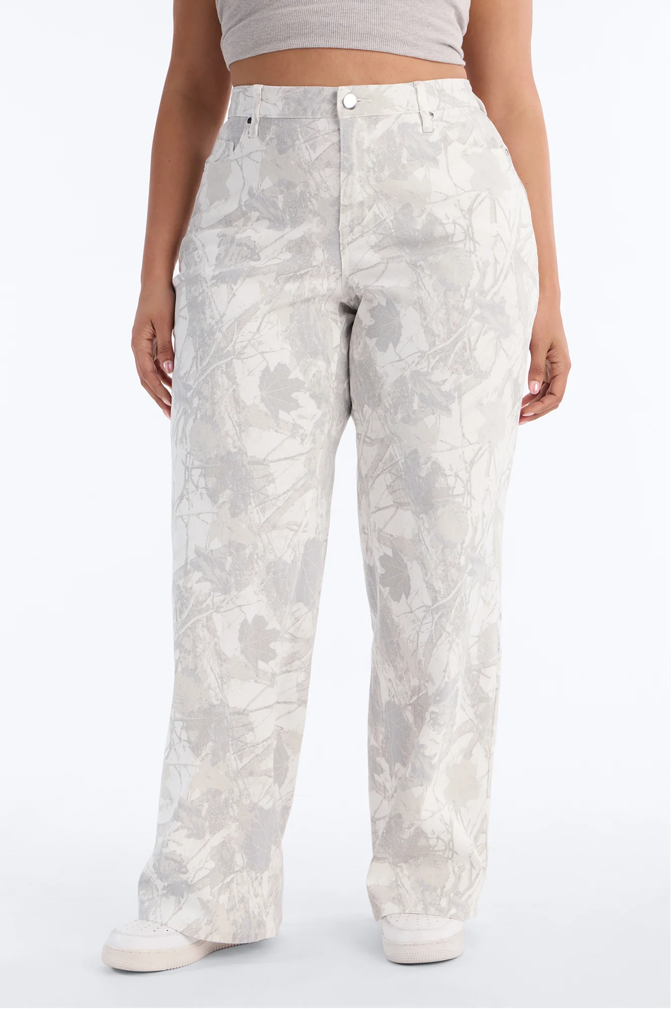 Raffi Mid Rise Camouflage Pant 33″ - Ivory/combo - Image 5