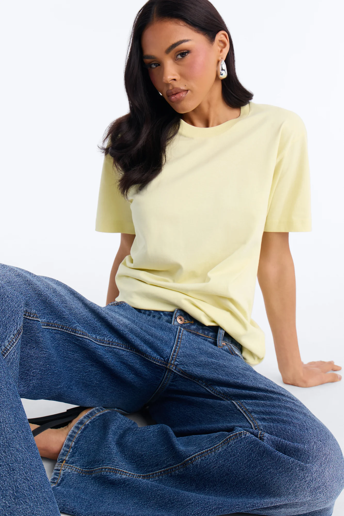 Random Tuesday Oversized T Shirt - Chartreuse