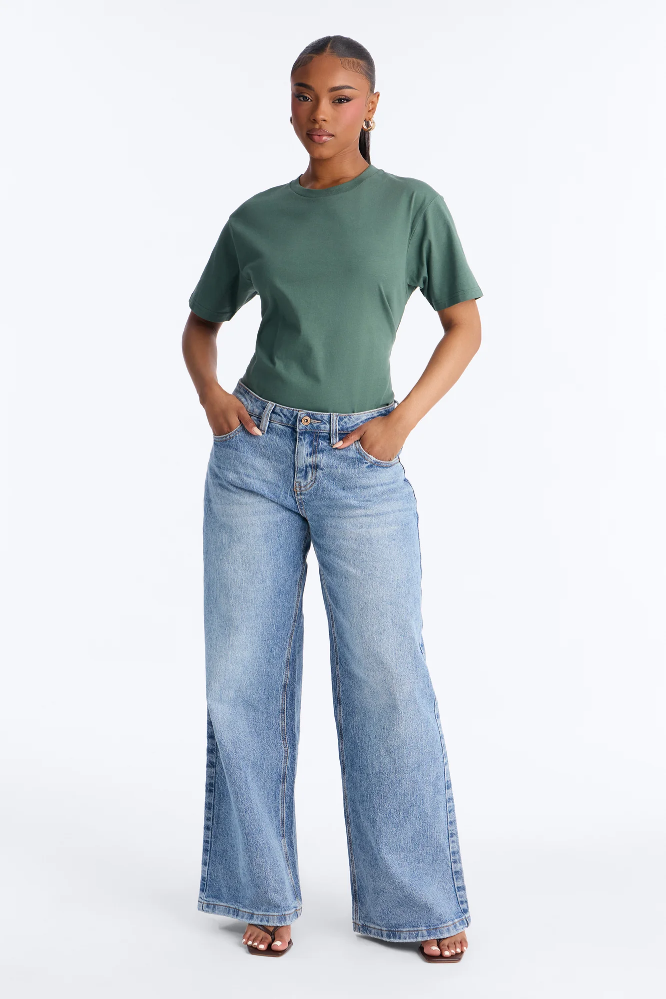 Random Tuesday Oversized T Shirt - Green - Image 2