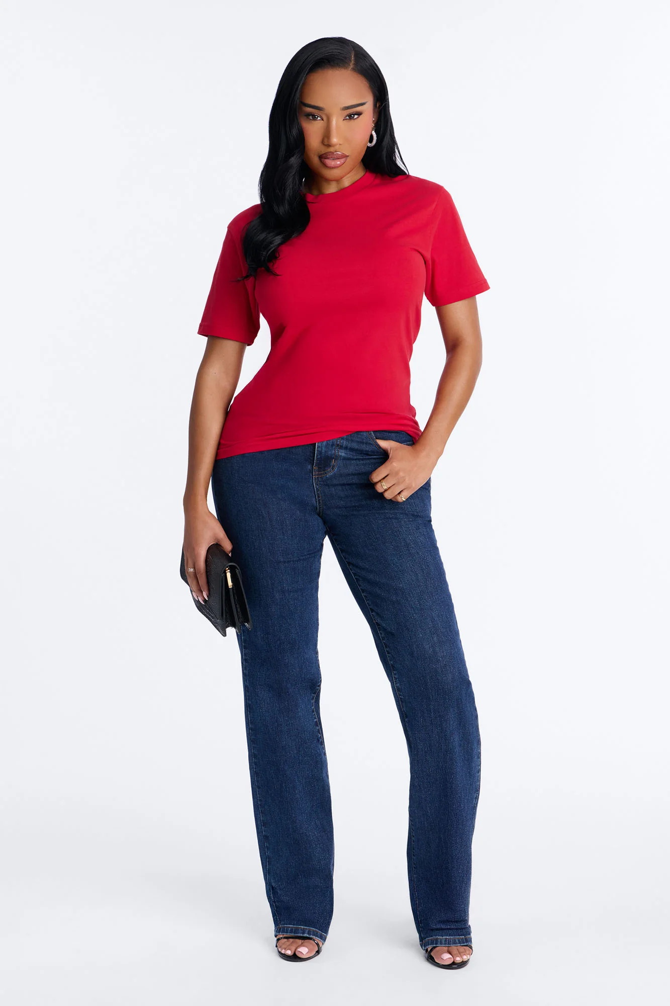 Random Tuesday Oversized T Shirt - Red - Image 2