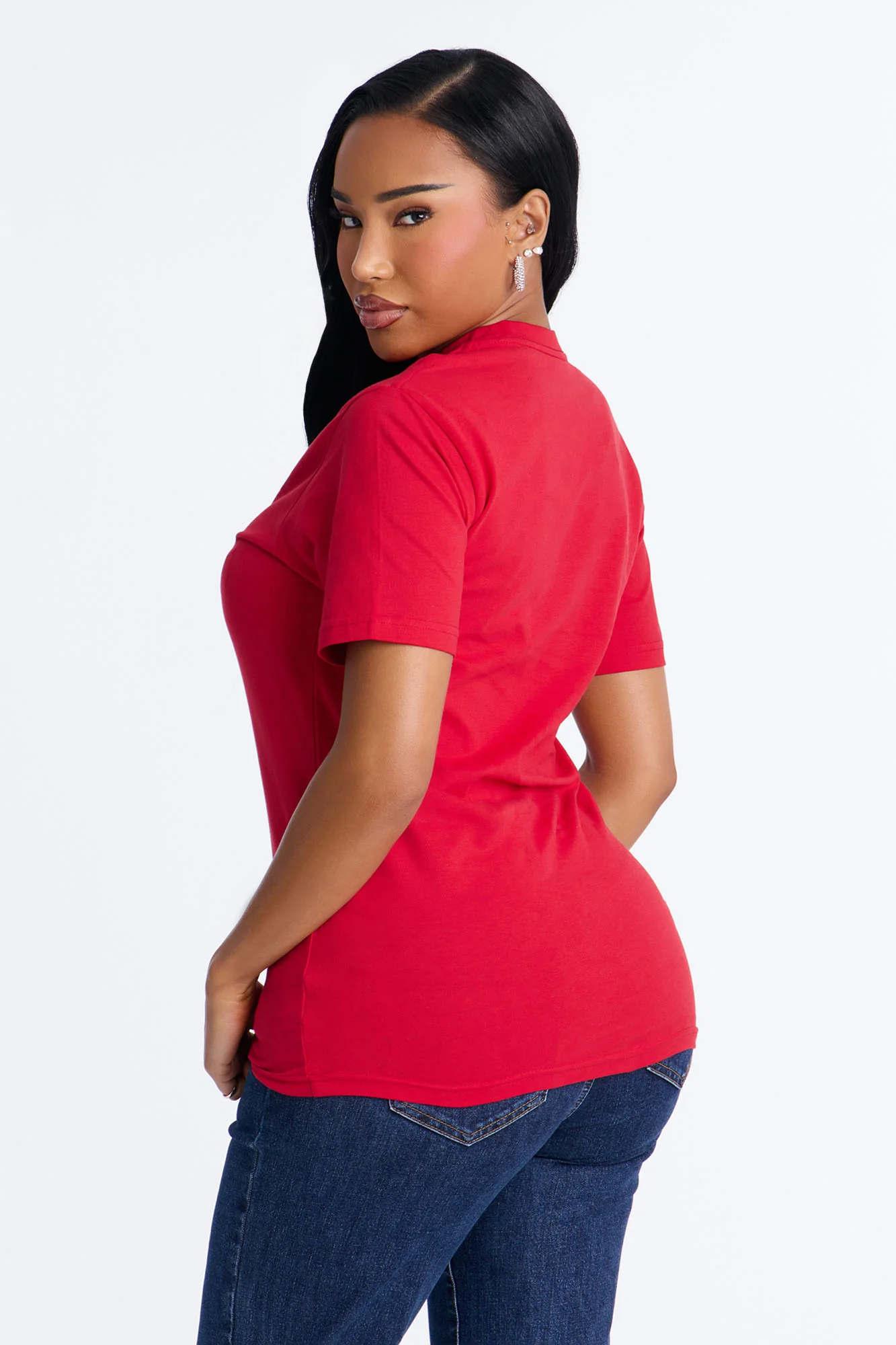 Random Tuesday Oversized T Shirt - Red - Image 4