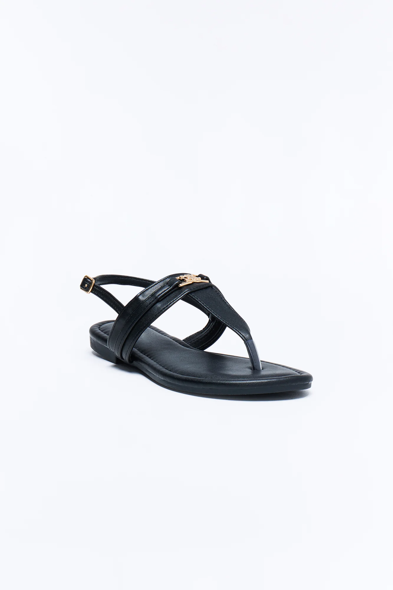 Rani Hardware Sandals - Black - Image 2