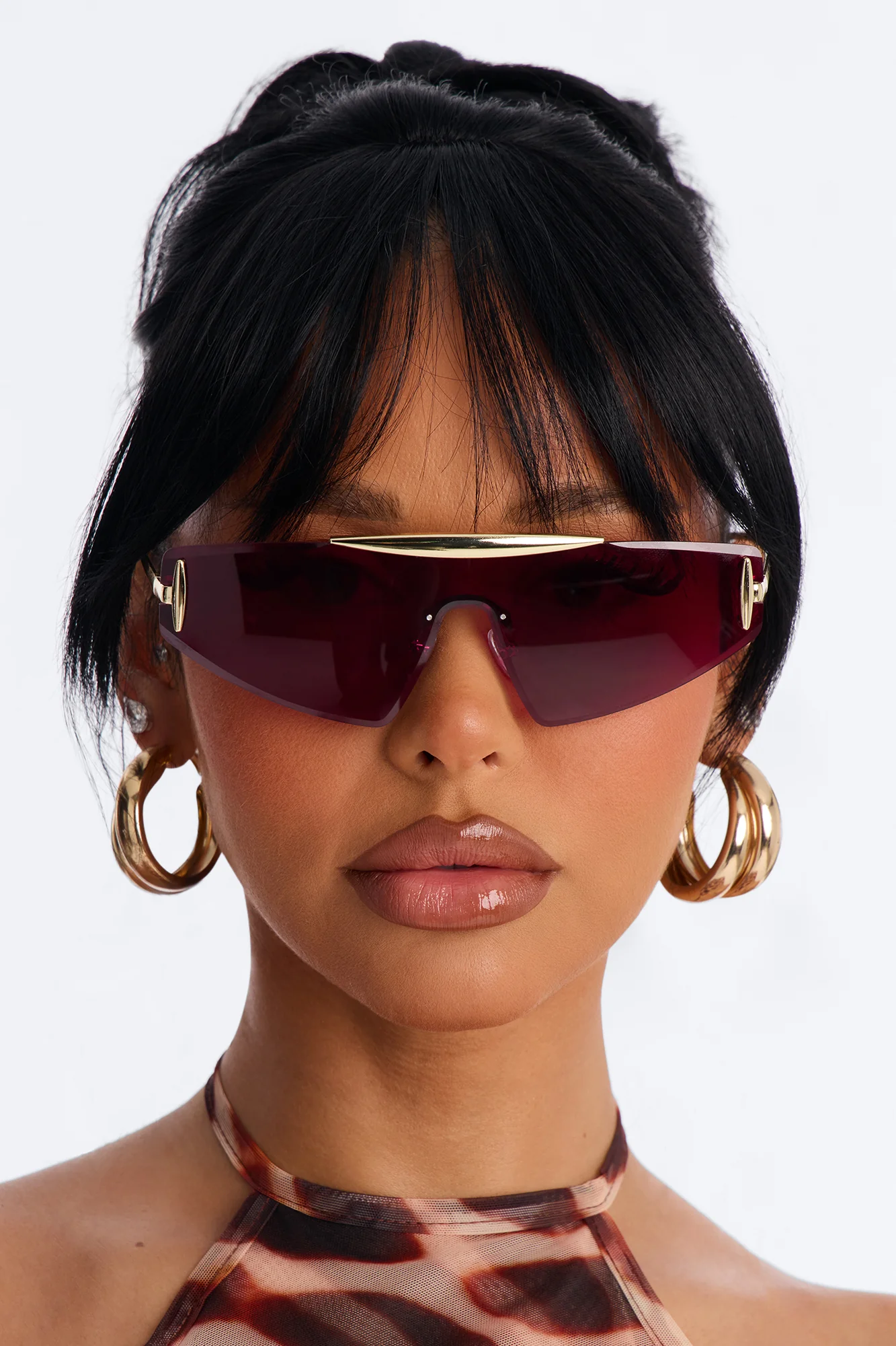 Raven Sunglasses - Gold/Pink - Image 2