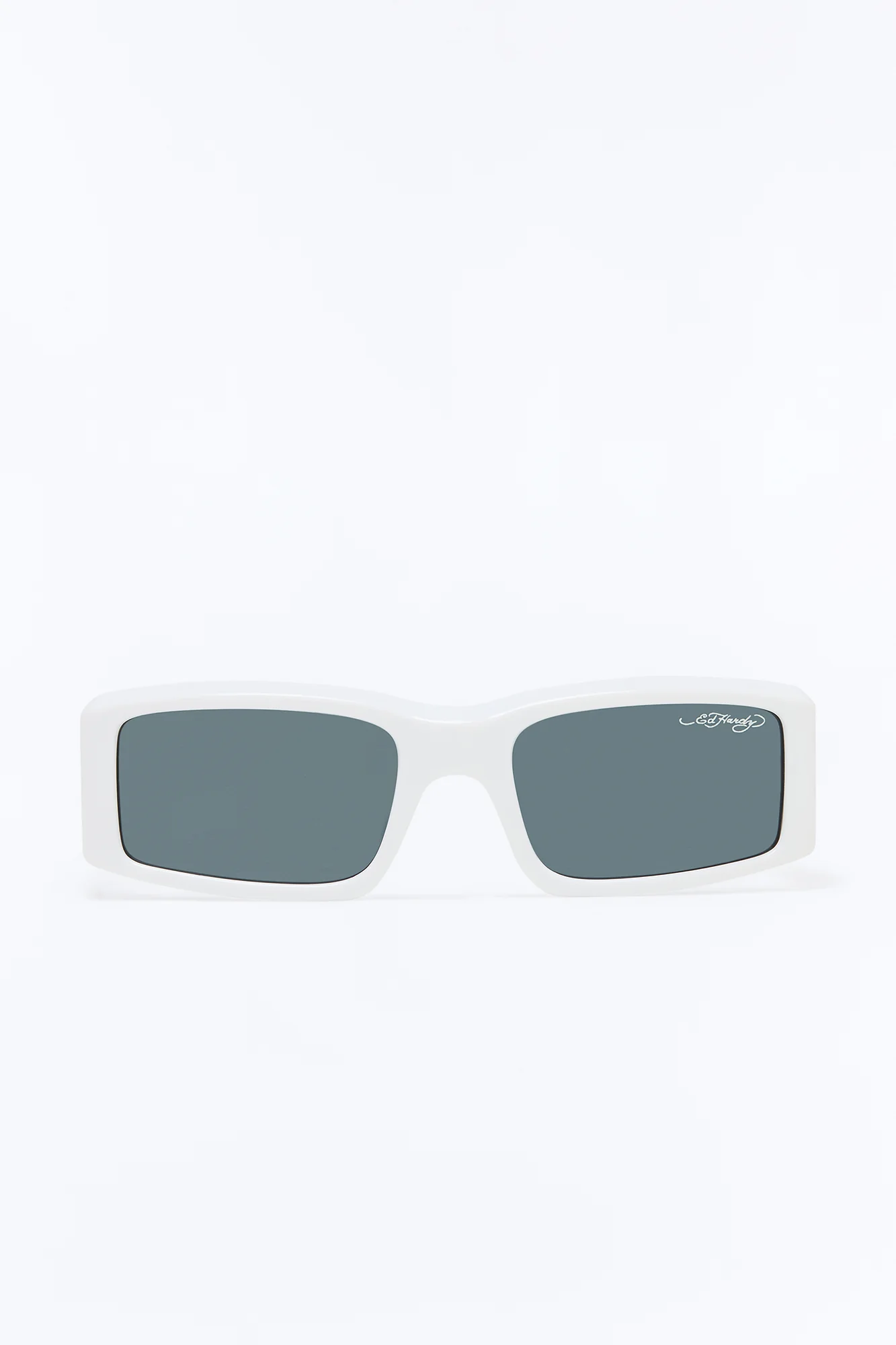 Ray Reactor Ed Hardy Square Sunglasses - White - Image 4