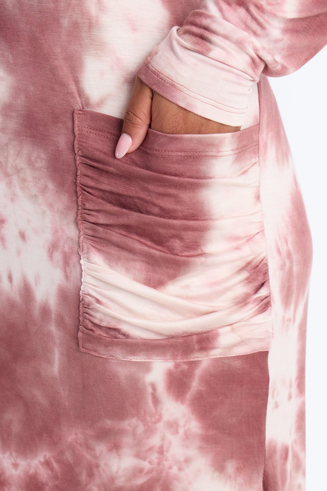 Rayne Tie Dye Maxi Dress - Mauve/combo - Image 7
