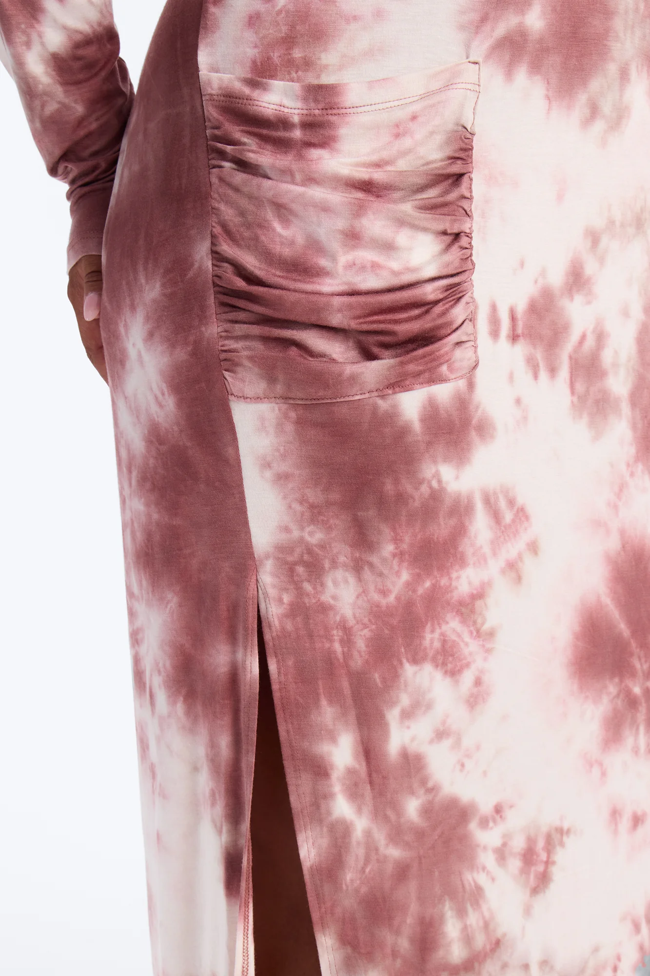 Rayne Tie Dye Maxi Dress - Mauve/combo - Image 8