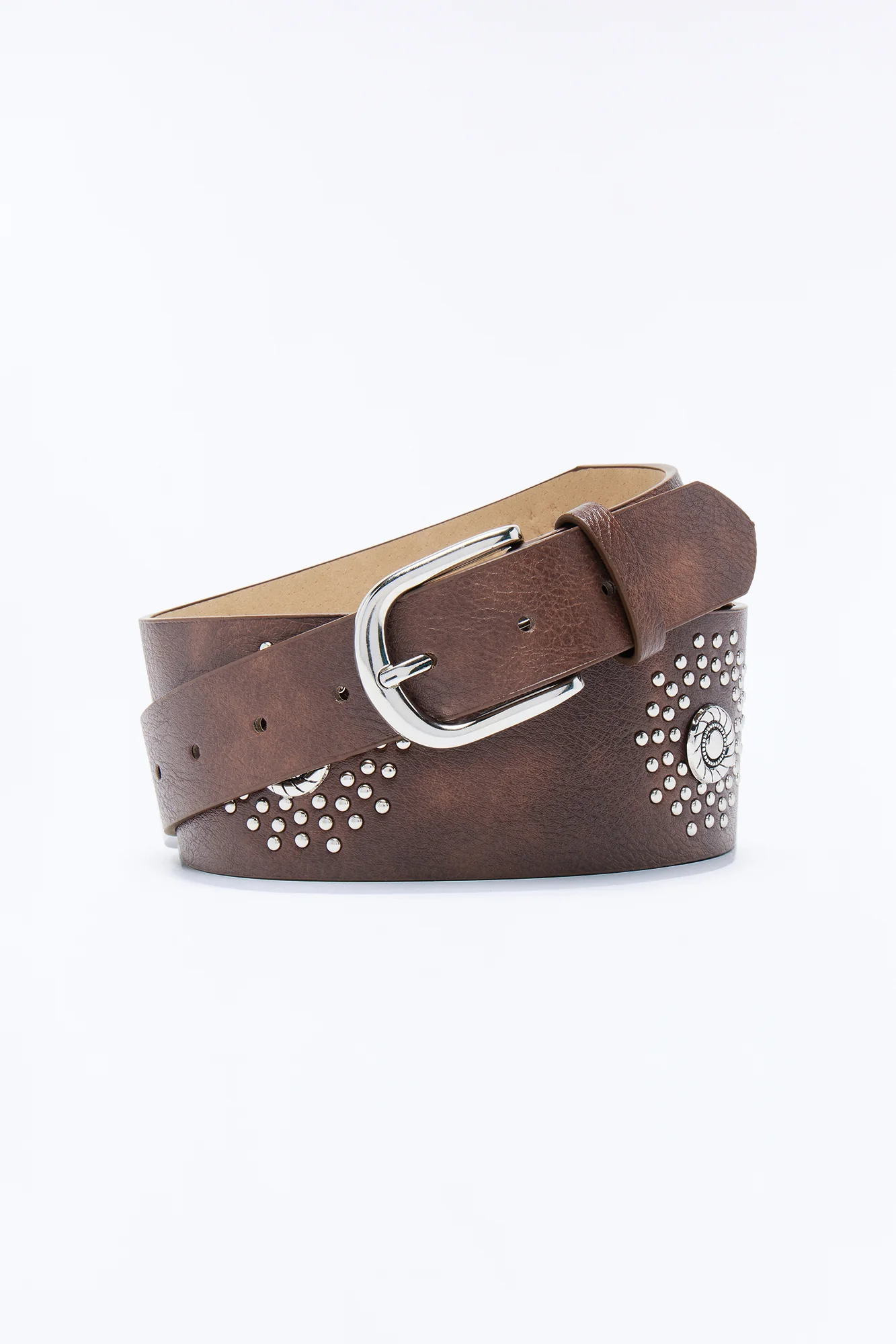Ready For Rodeo Faux Leather Wide Belt - Brown - Image 3