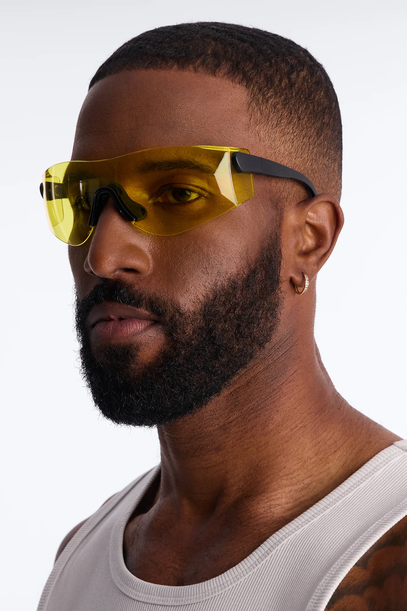 Real Revo Shield Sunglasses - Yellow
