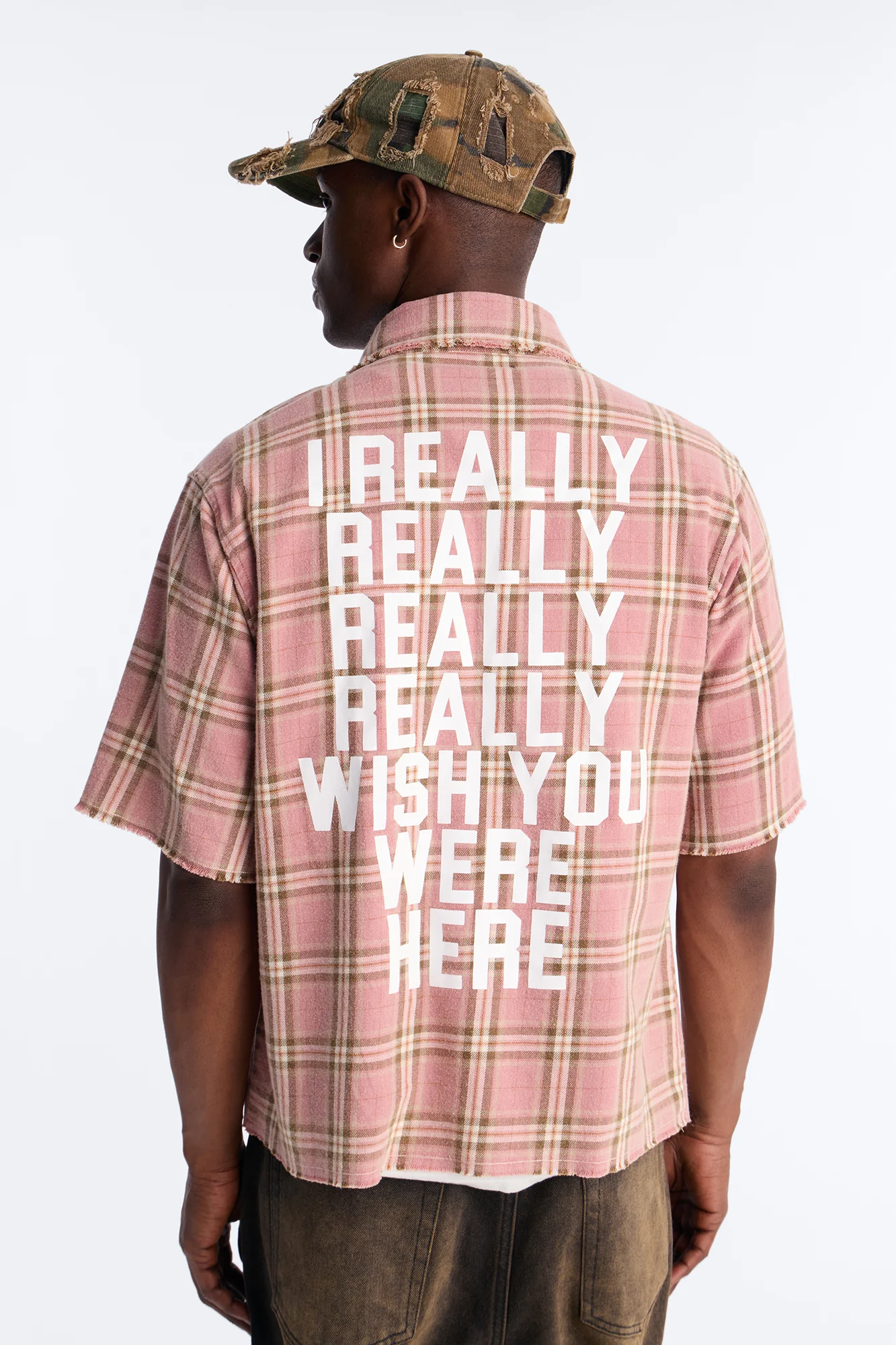 Really Really Flannel Button Up Shirt - Pink