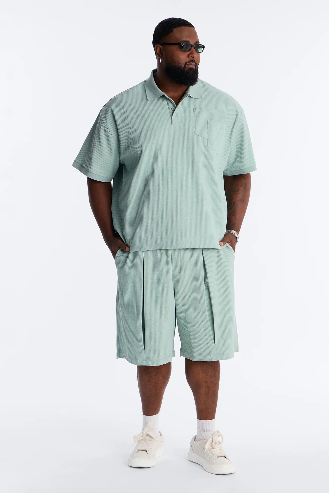Relaxed Cedar Breeze Short - Mint - Image 6