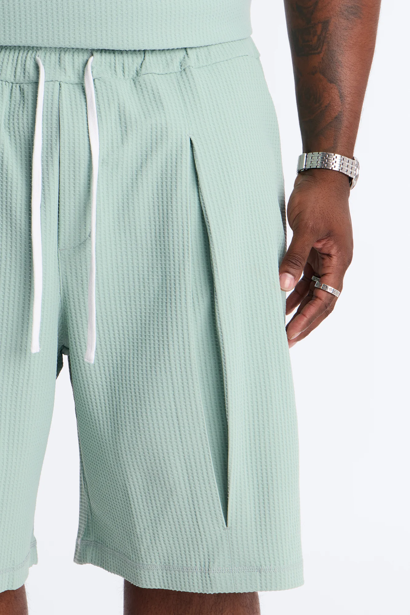 Relaxed Cedar Breeze Short - Mint - Image 7