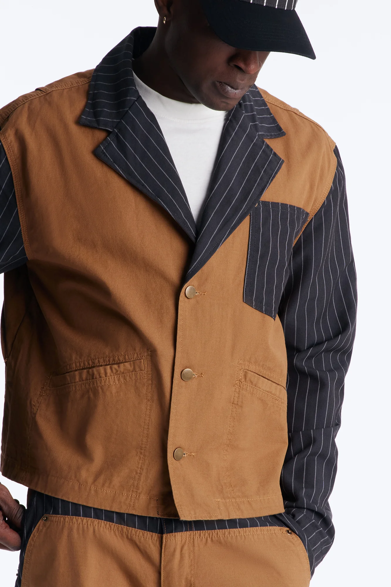 Relaxed Creators Studio Shirt Jacket - Tan - Image 3