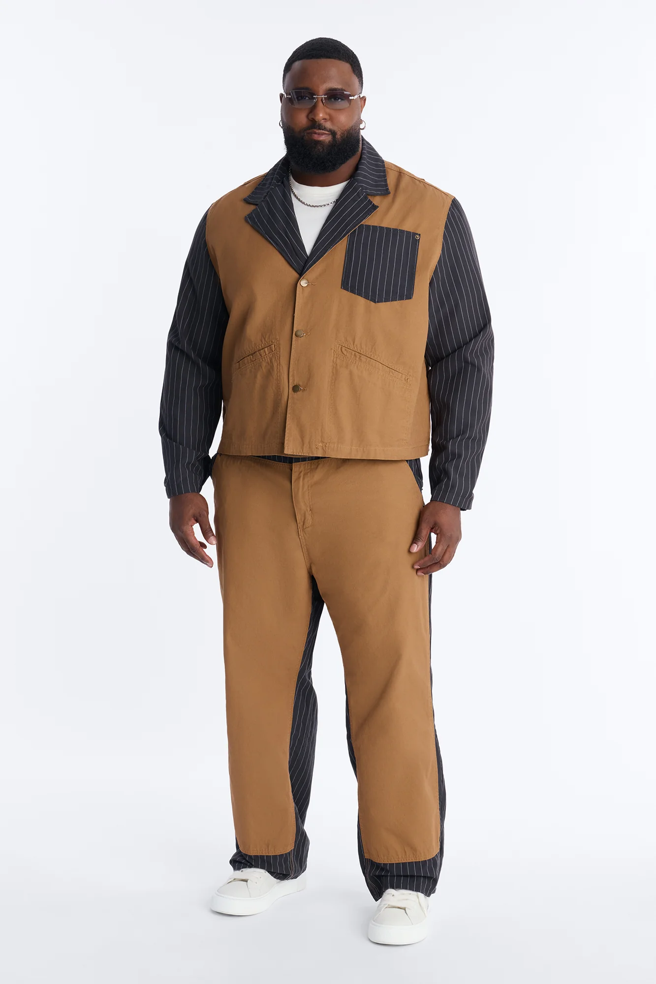 Relaxed Creators Studio Shirt Jacket - Tan - Image 6