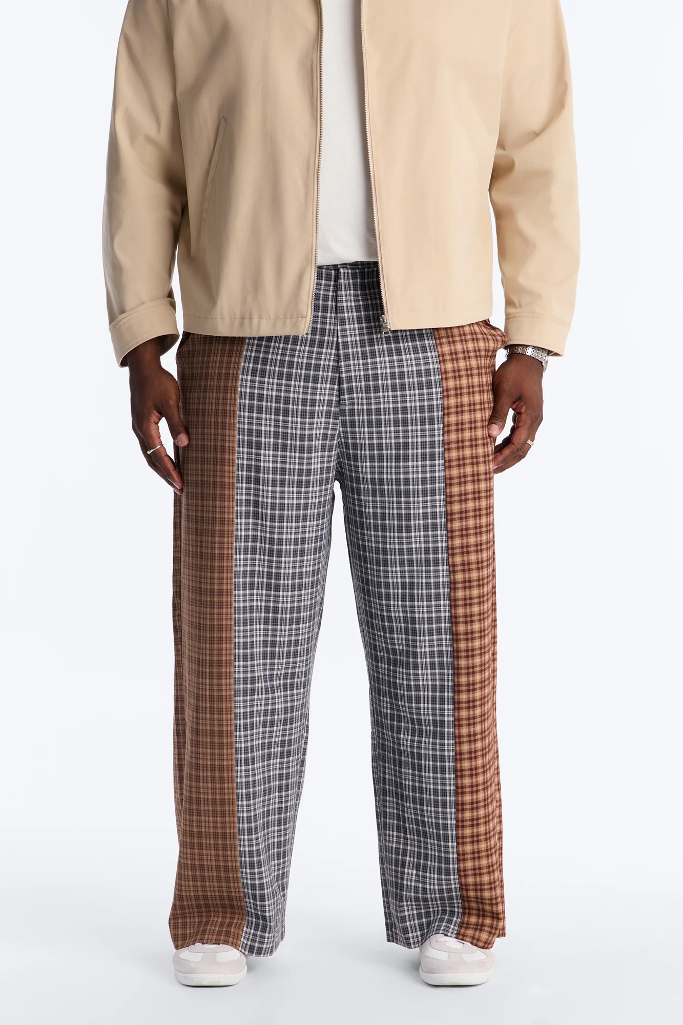 Relaxed Feedback Plaid Pant - Multi Color - Image 5