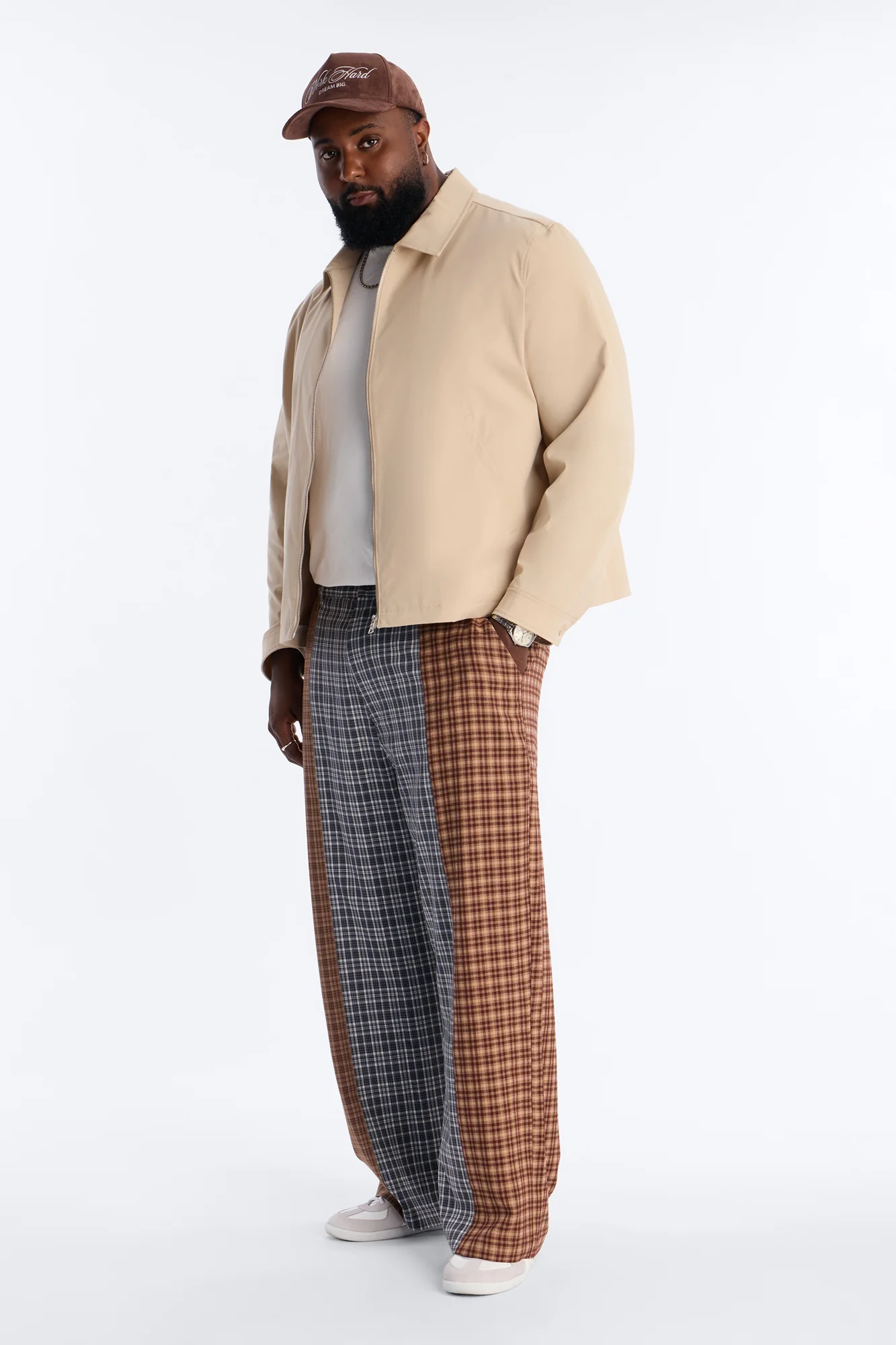 Relaxed Feedback Plaid Pant - Multi Color - Image 6