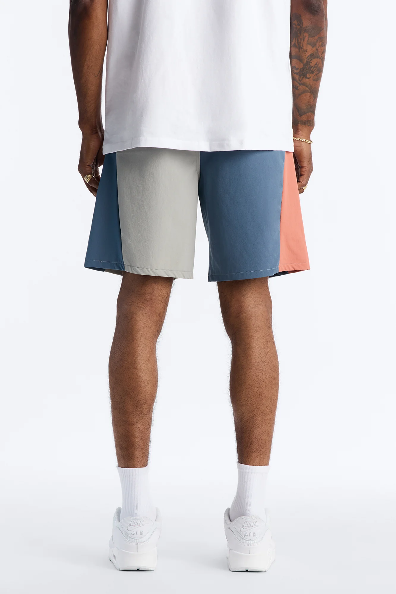 Relaxed Matari Color Blocked Short - Multi Color - Image 4