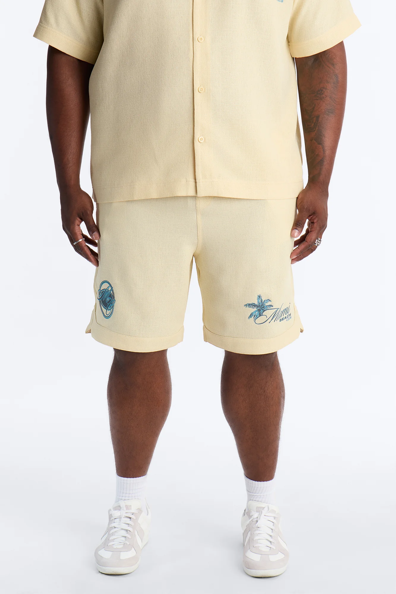 Relaxed Miami Beach Club Short - Butter Yellow - Image 5