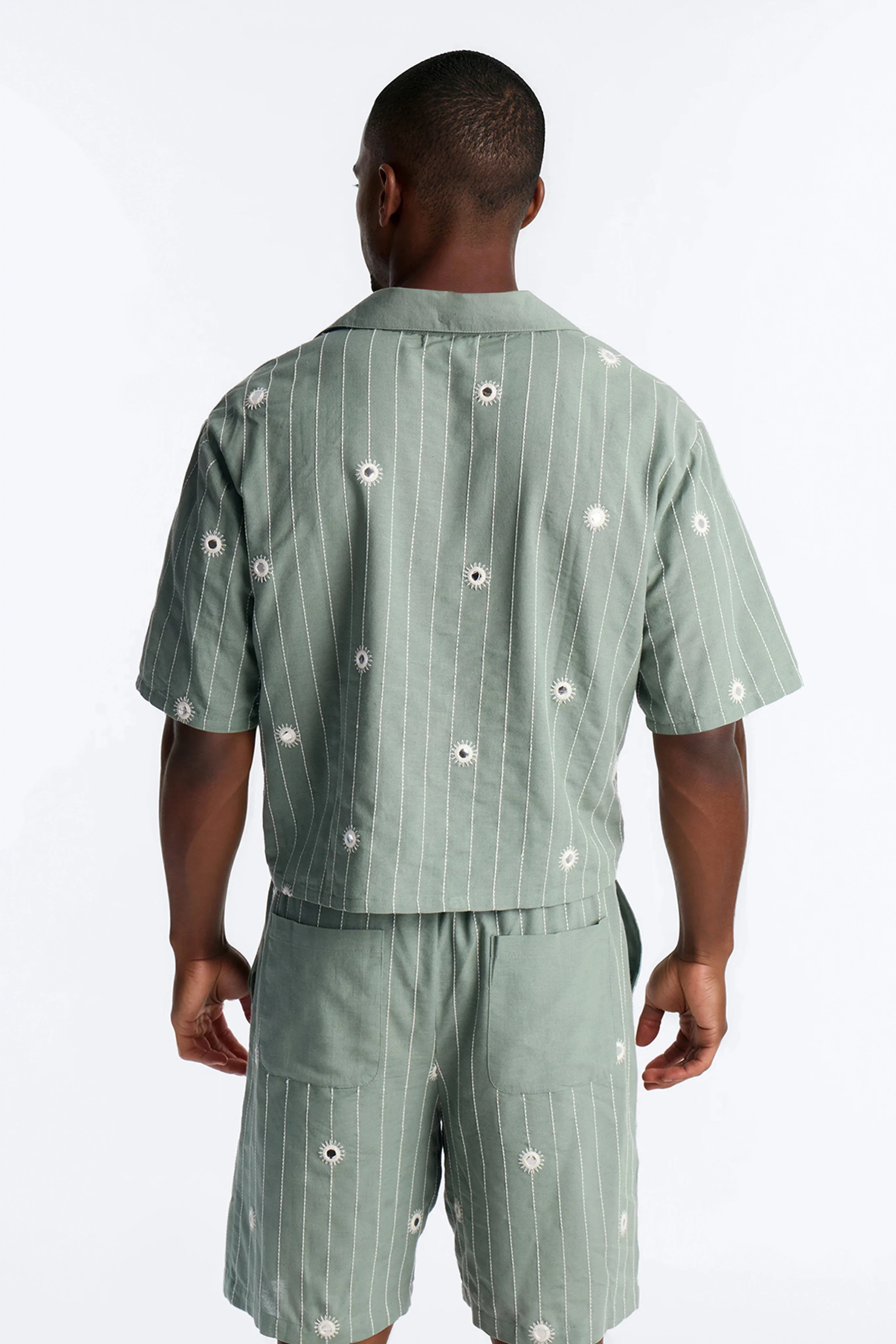 Relaxed Mirror Mirage Polo - Olive - Image 4