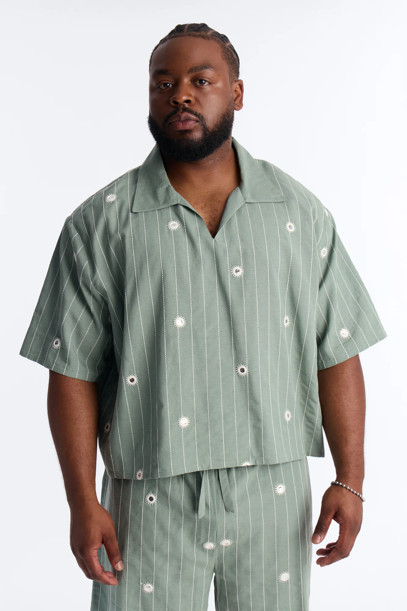 Relaxed Mirror Mirage Polo - Olive - Image 5