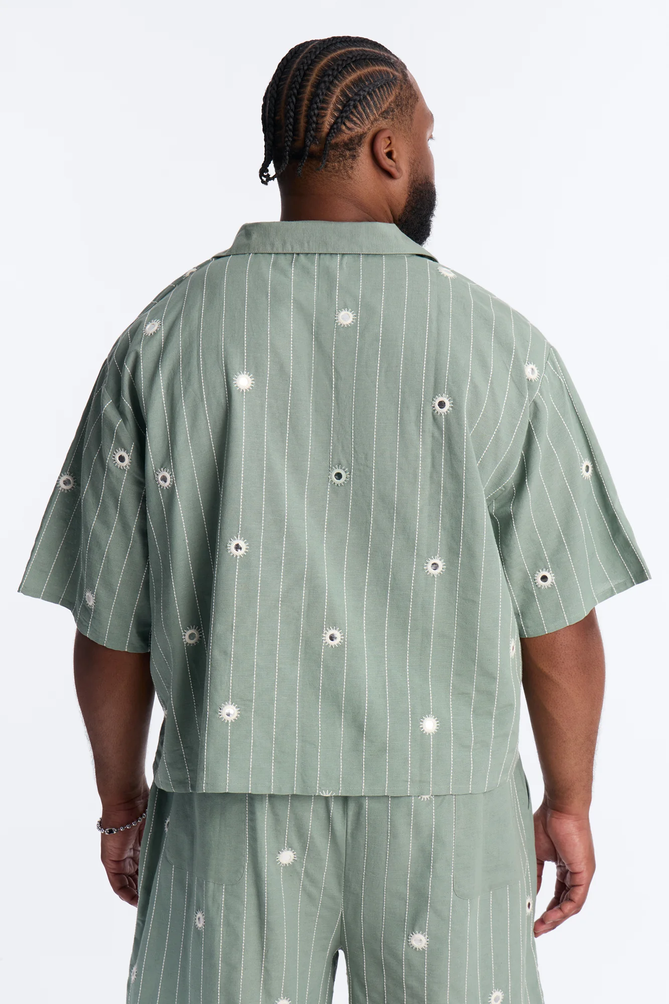 Relaxed Mirror Mirage Polo - Olive - Image 8