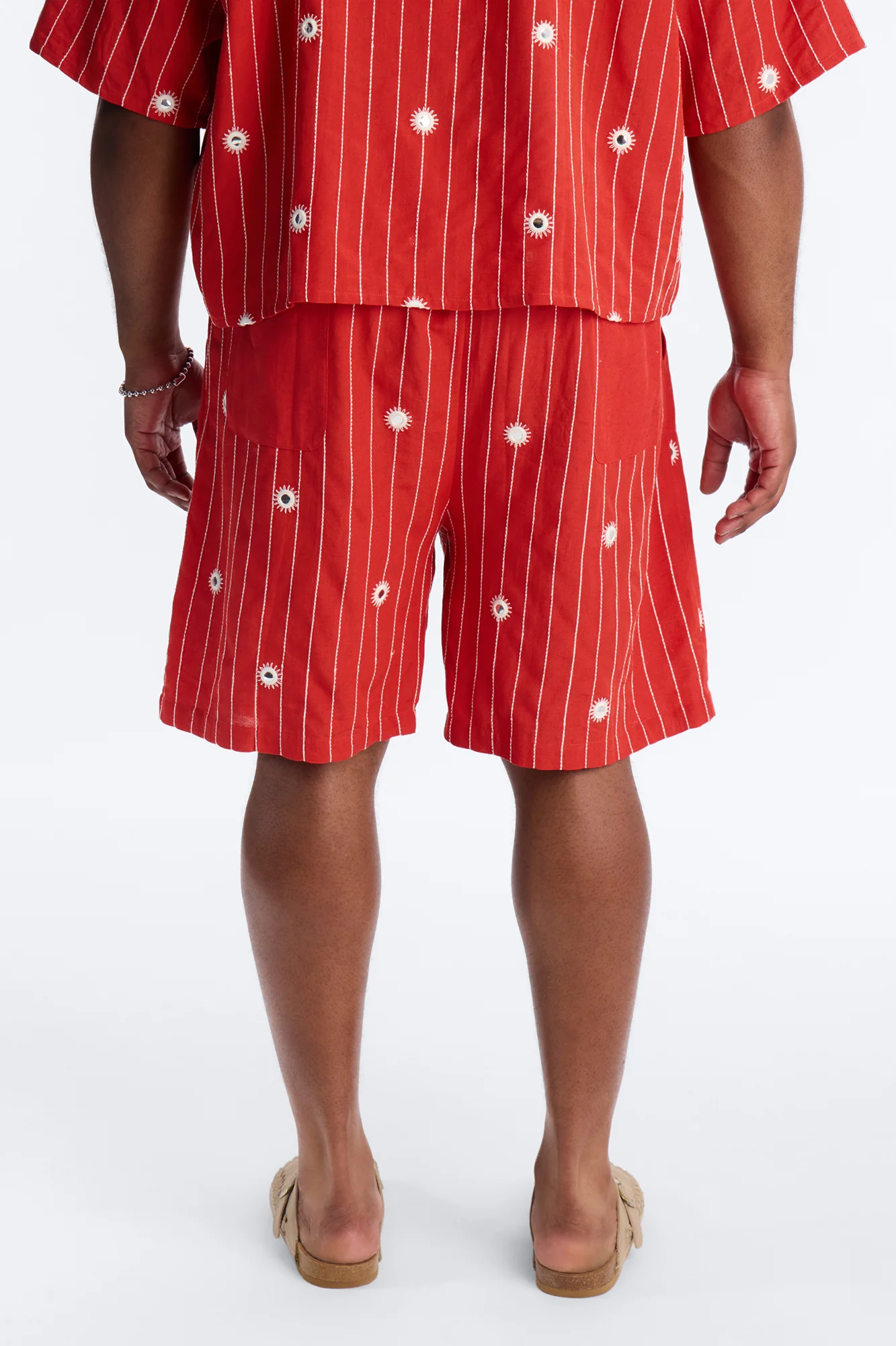 Relaxed Mirror Mirage Short - Red - Image 8