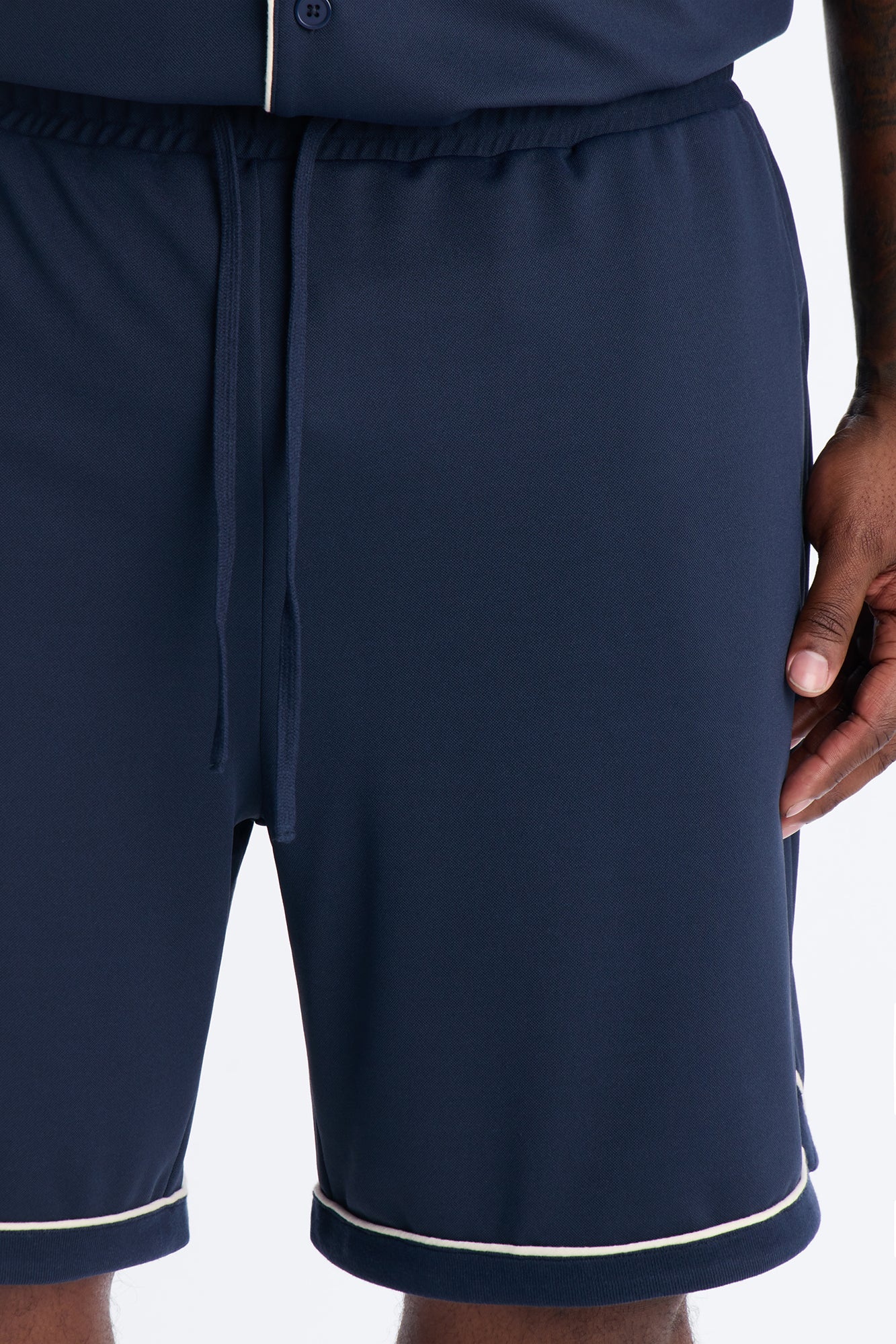 Relaxed Noir Shorts - Navy - Image 8