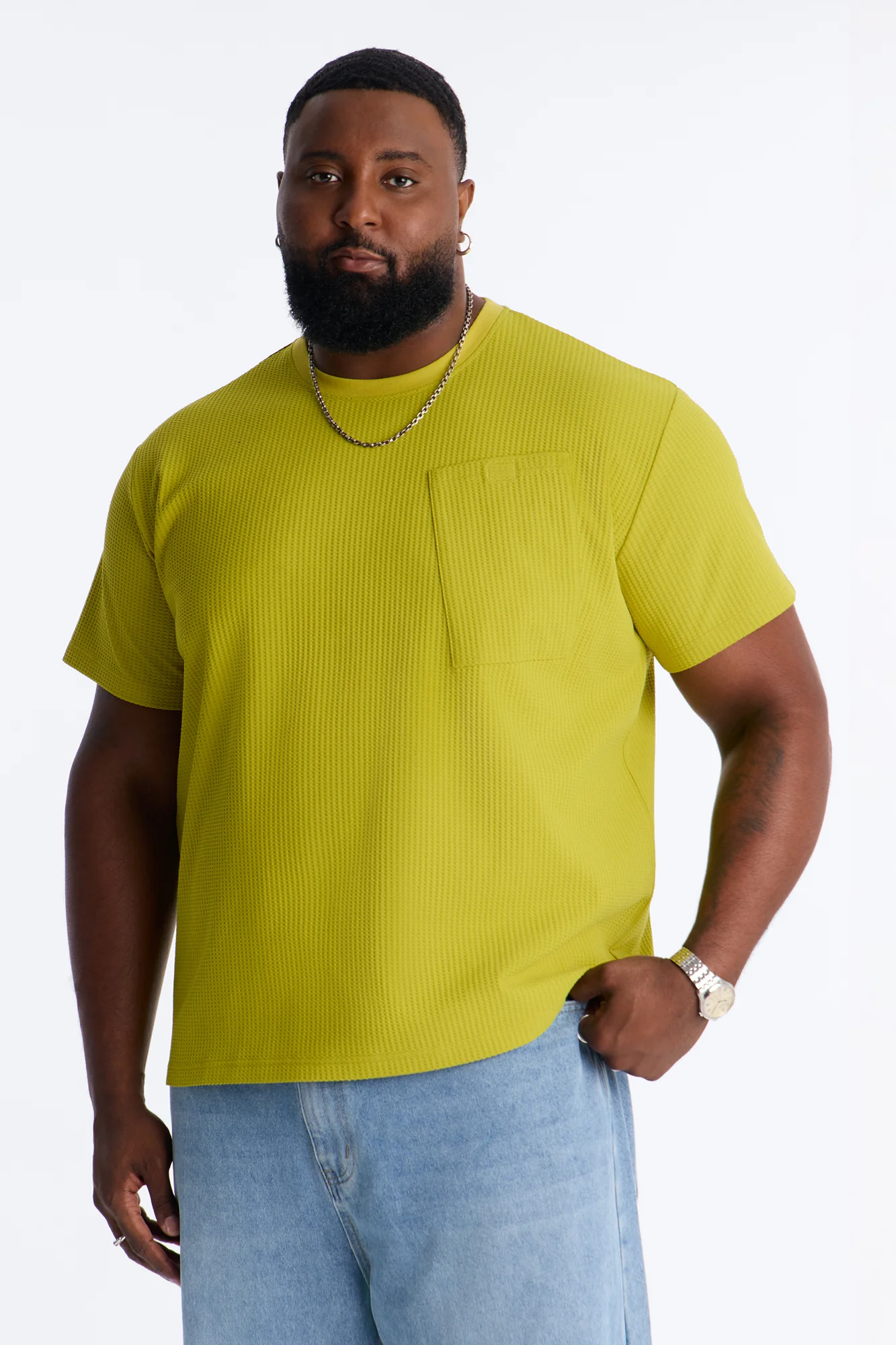 Relaxed Nomads Rest Tee - Lime - Image 4