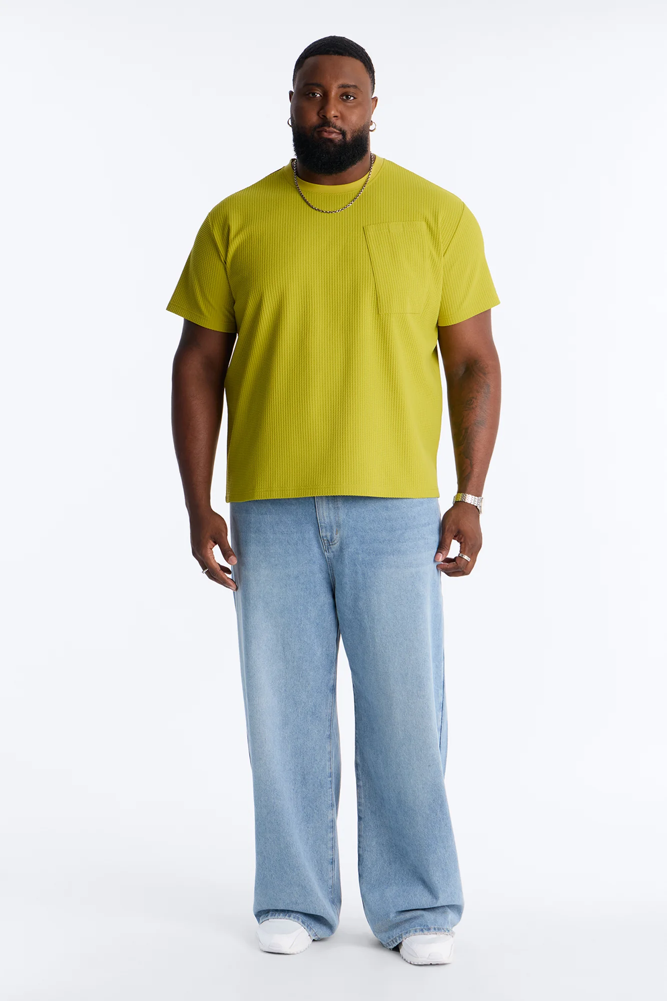 Relaxed Nomads Rest Tee - Lime - Image 5