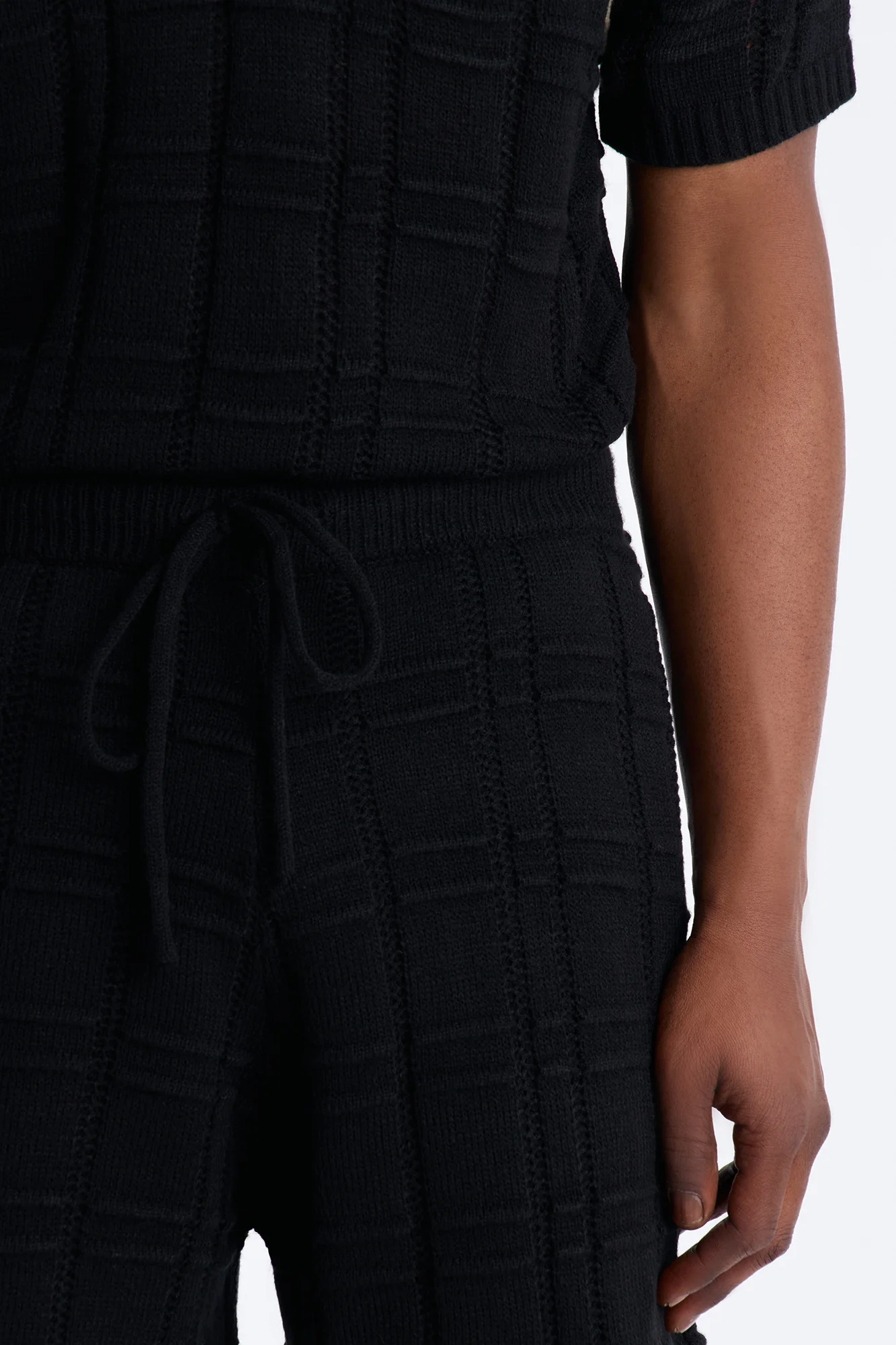 Relaxed Riviera Knit Short - Black - Image 3