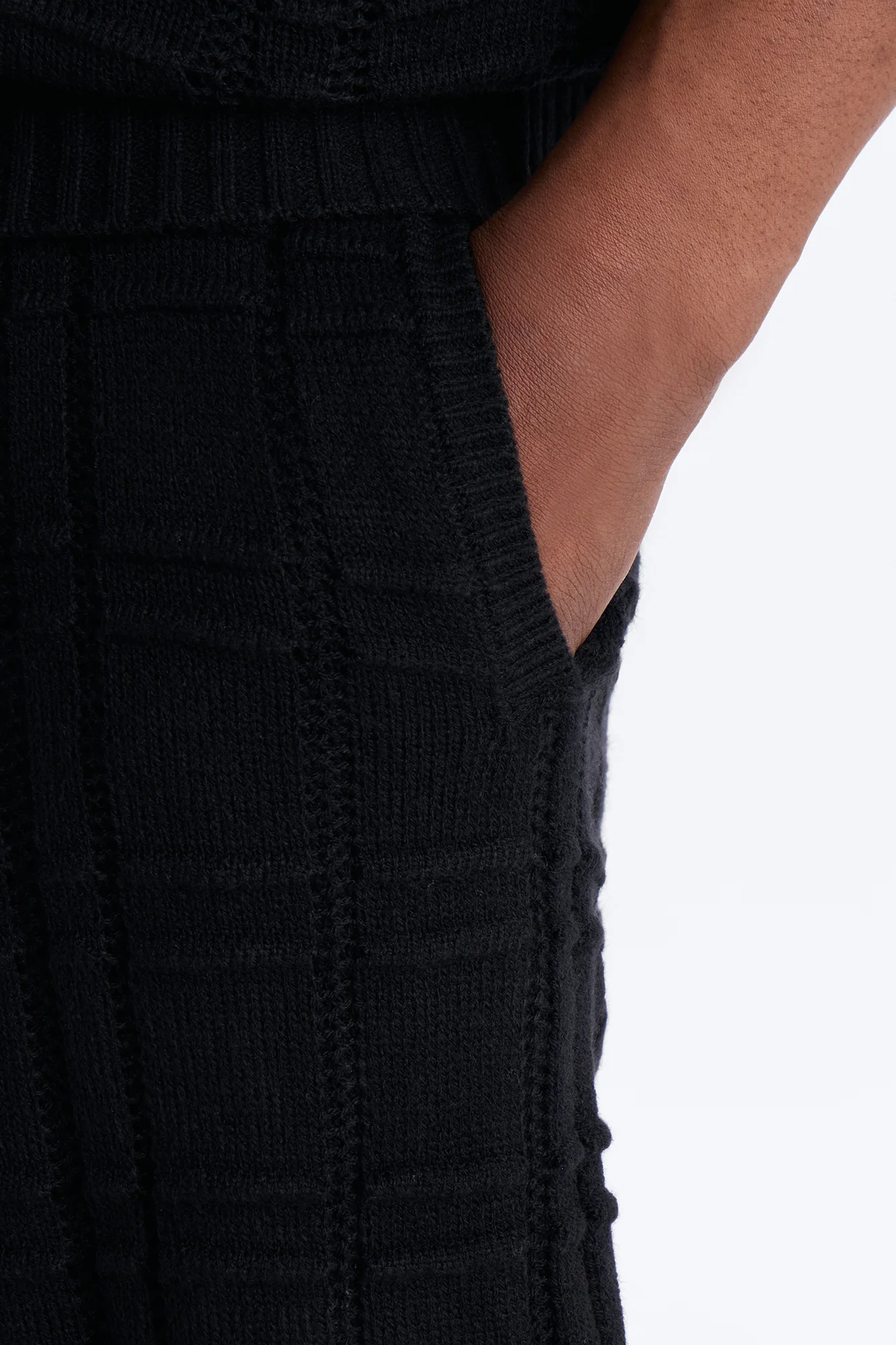 Relaxed Riviera Knit Short - Black - Image 4