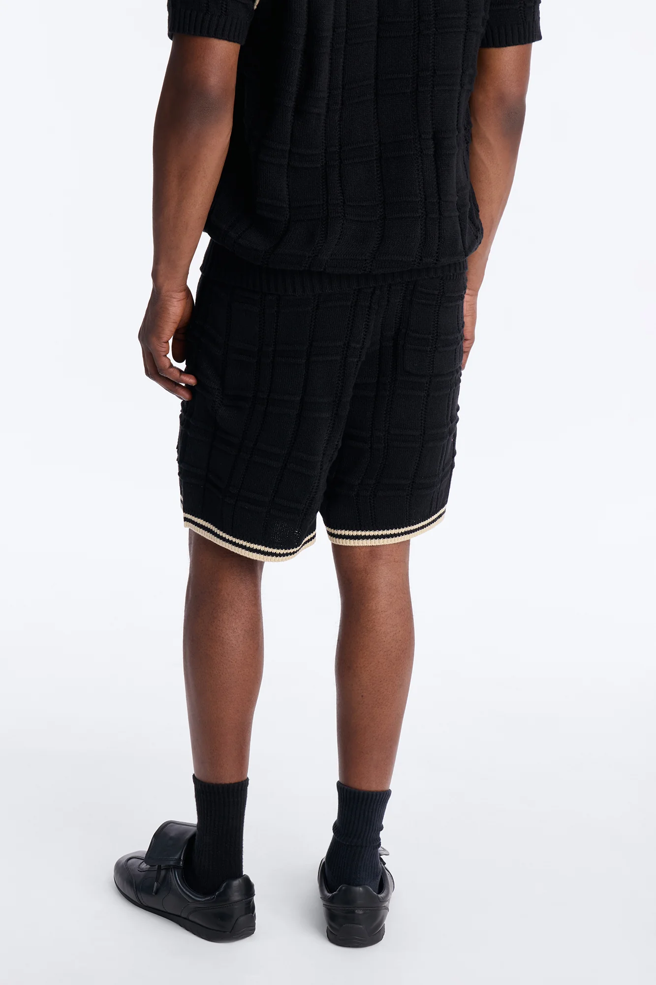 Relaxed Riviera Knit Short - Black - Image 5