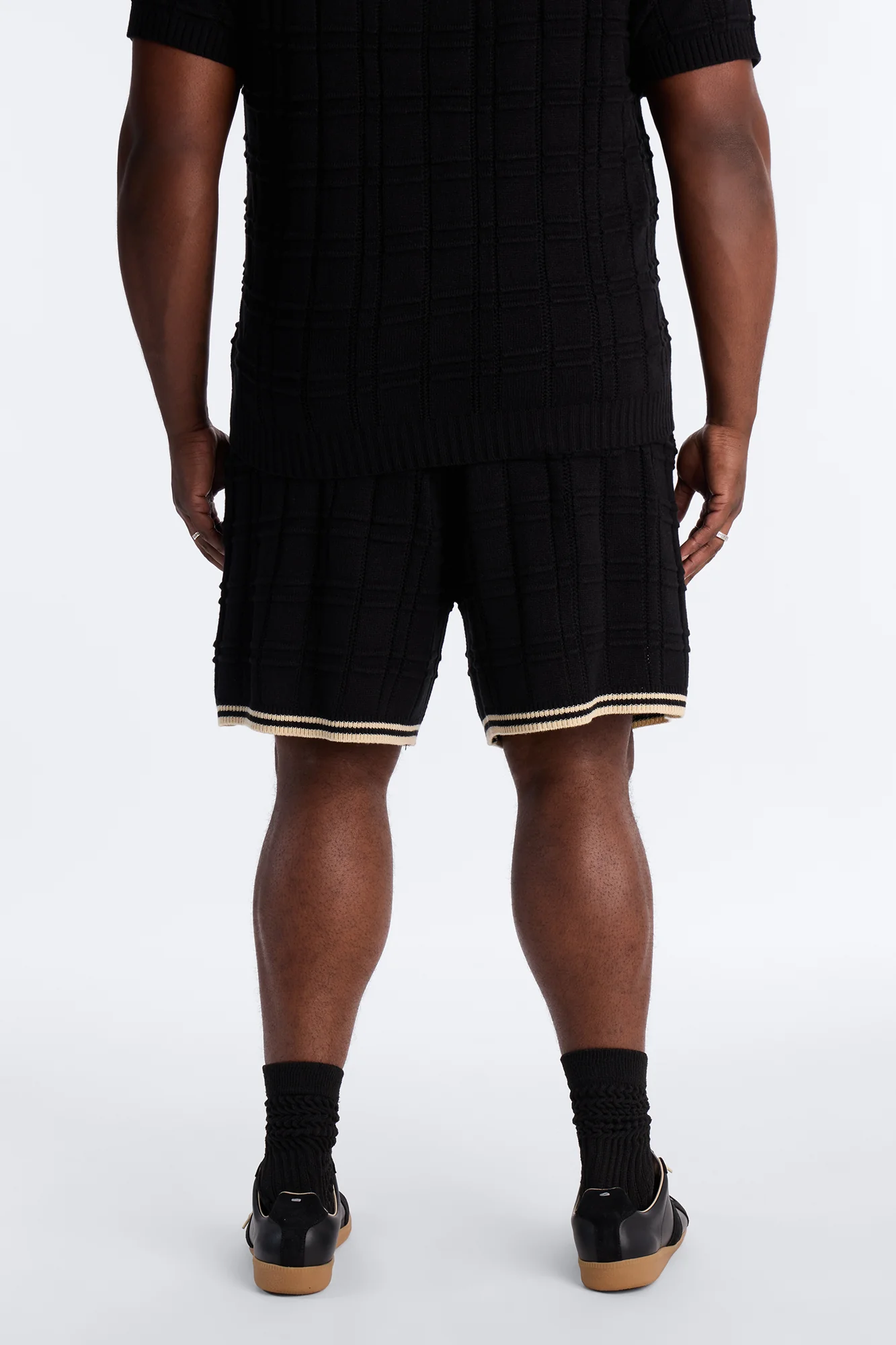 Relaxed Riviera Knit Short - Black - Image 9