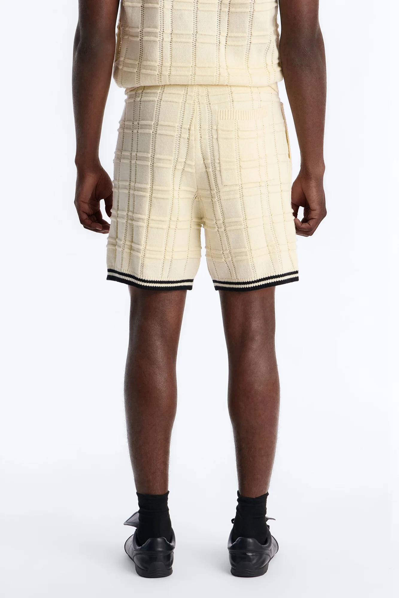 Relaxed Riviera Knit Short - Cream - Image 4