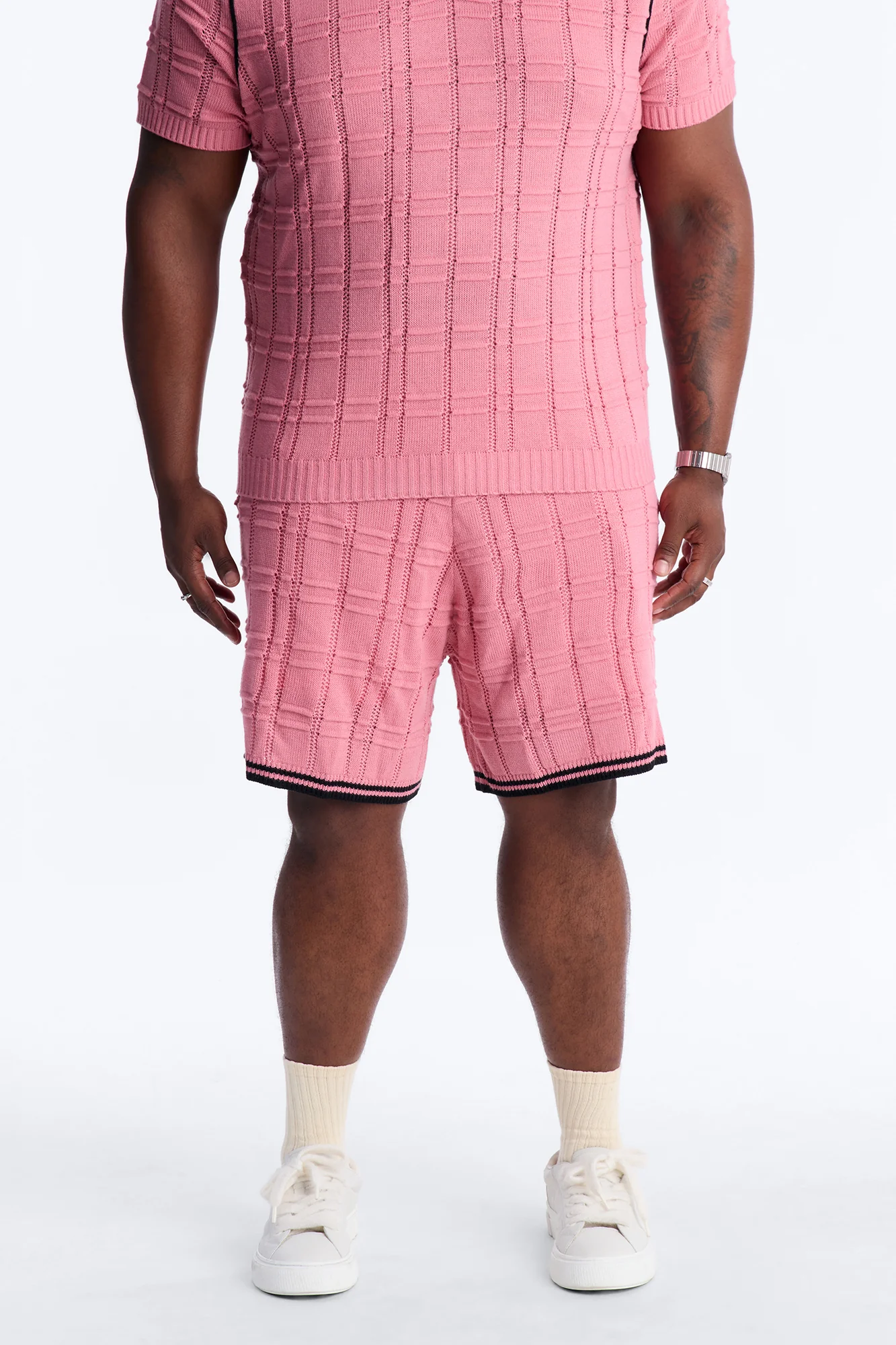 Relaxed Riviera Knit Short - Pink - Image 6