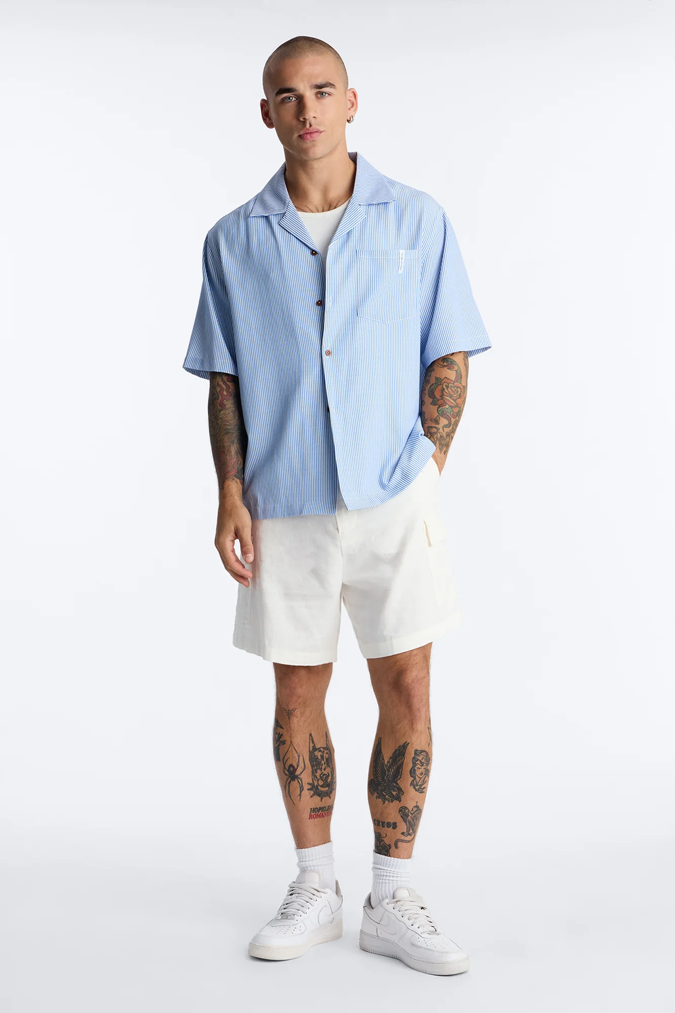 Relaxed Saltair Stripe Button Up Shirt - Blue/combo - Image 2