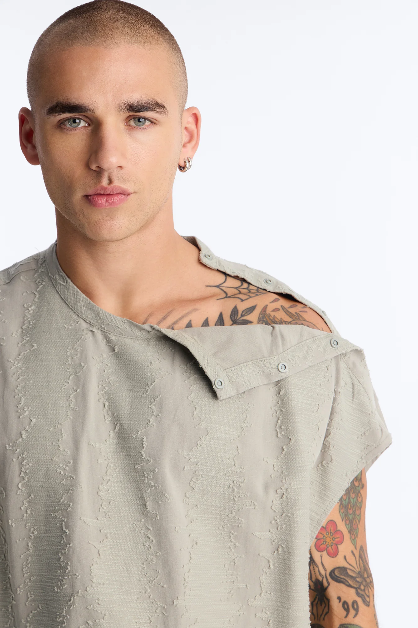 Relaxed Sands Of Time Sleeveless Tee - Sage - Image 3