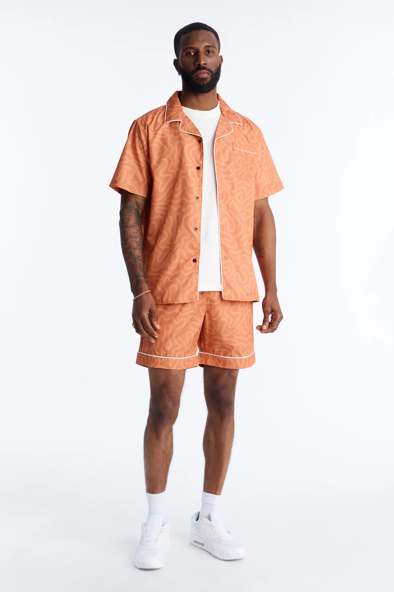Relaxed Sienna Wave Short - Orange - Image 2