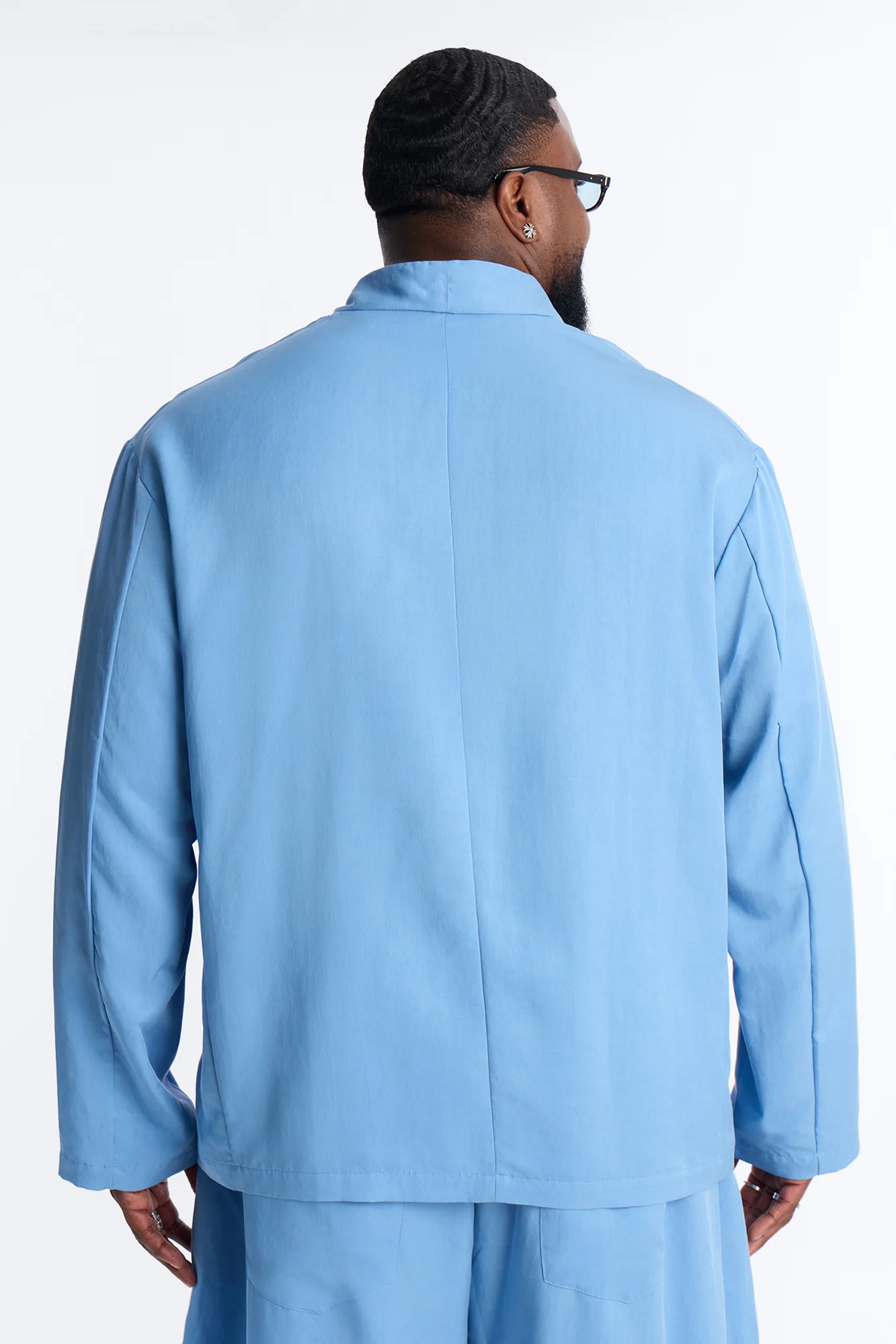 Relaxed St.Tropez Unlined Blazer - Light Blue - Image 7